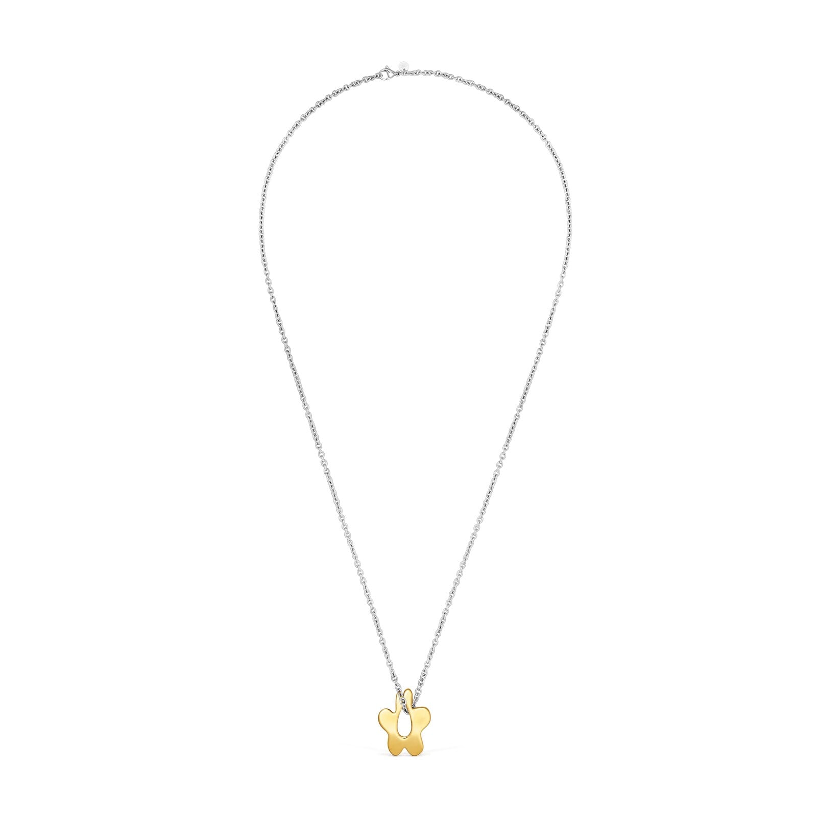 COLLAR FLOR DE ACERO BICOLOR TOUS STRAIN - 2