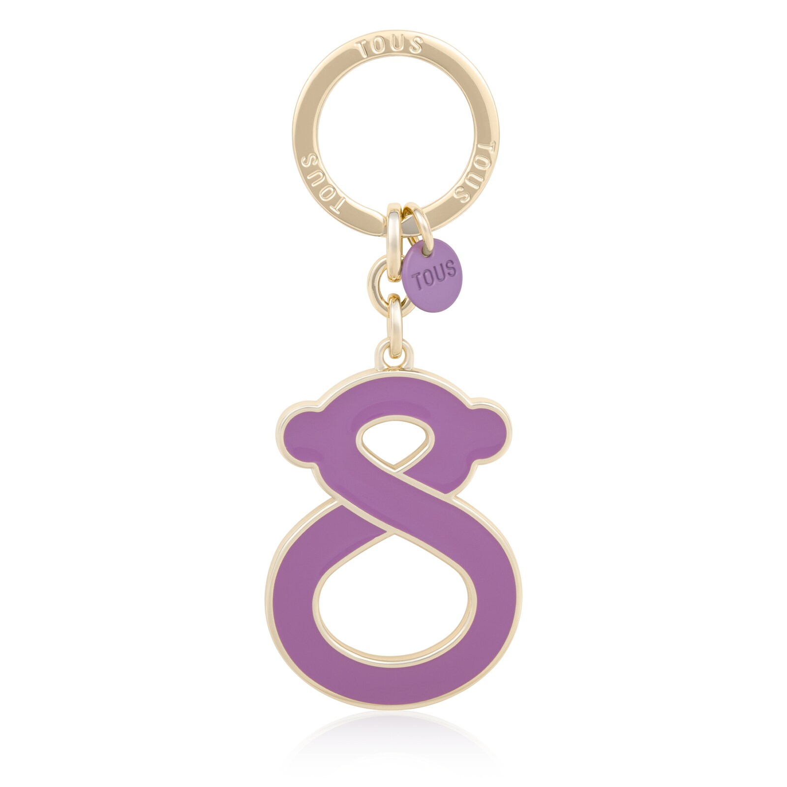 LLAVERO OSO DORADO Y LILA TOUS INFINITY - 1
