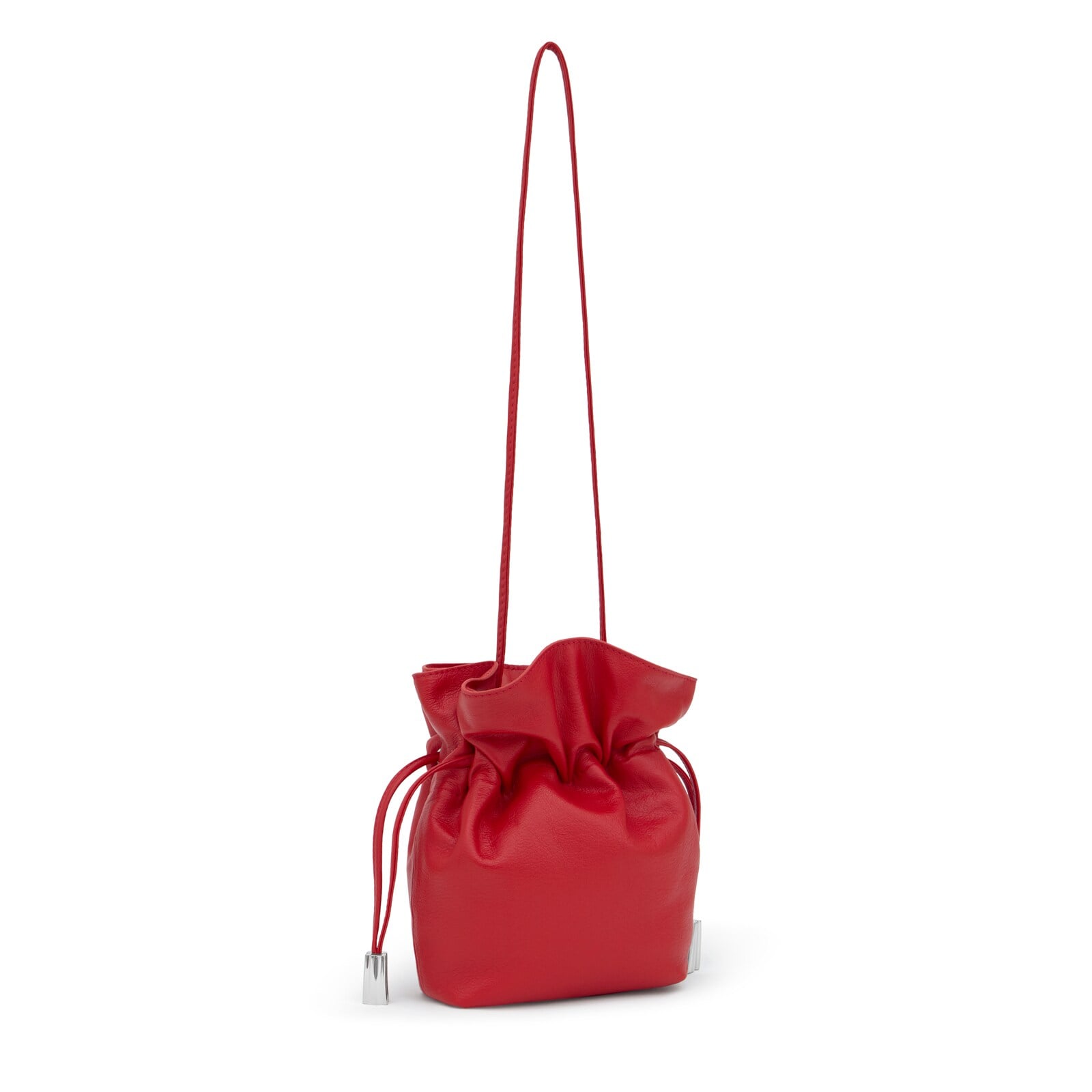 BOLSO BOMBONERA ROJA PEQUEÑA DE PIEL TOUS HERITAGE - 2