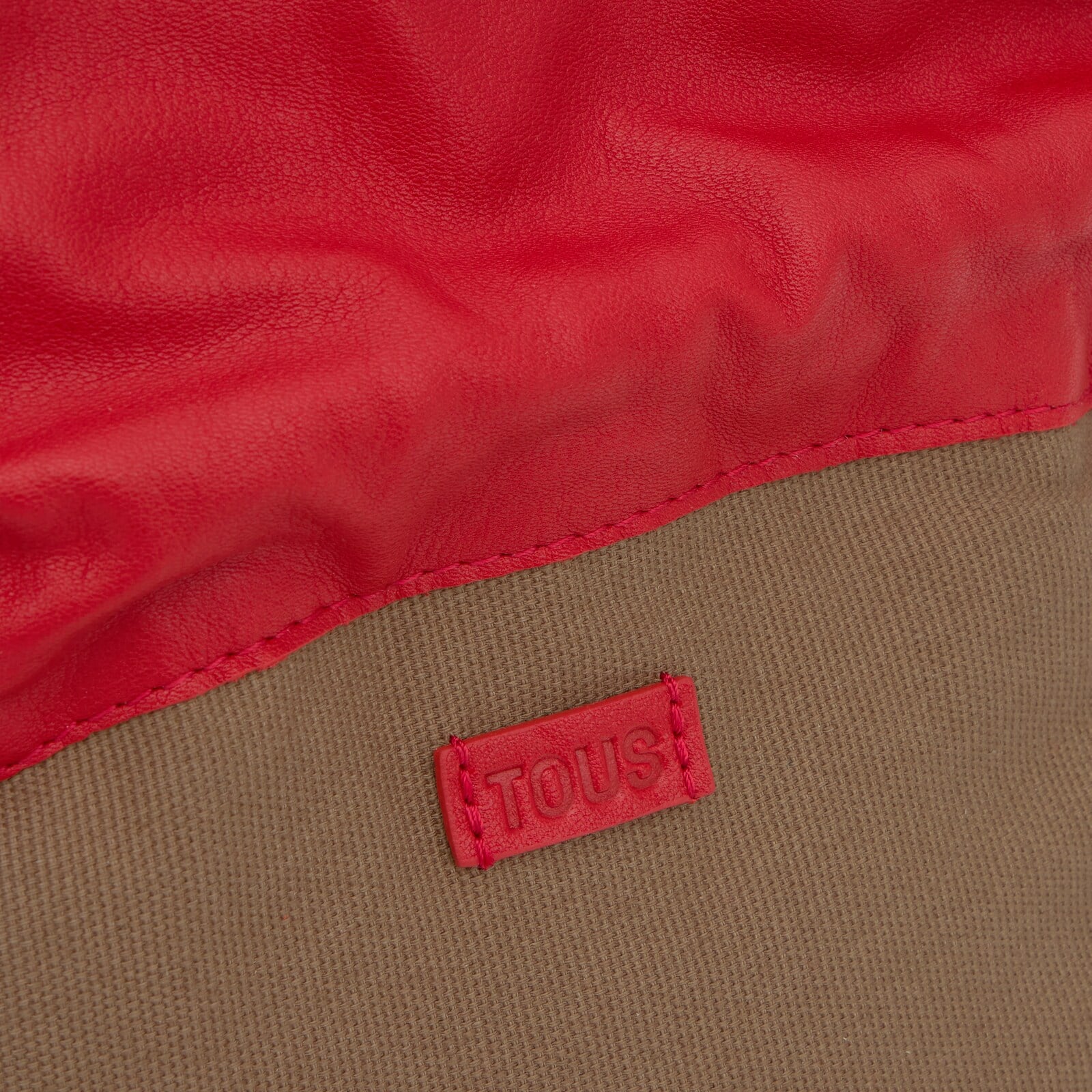 BOLSO BOMBONERA ROJA PEQUEÑA DE PIEL TOUS HERITAGE - 3