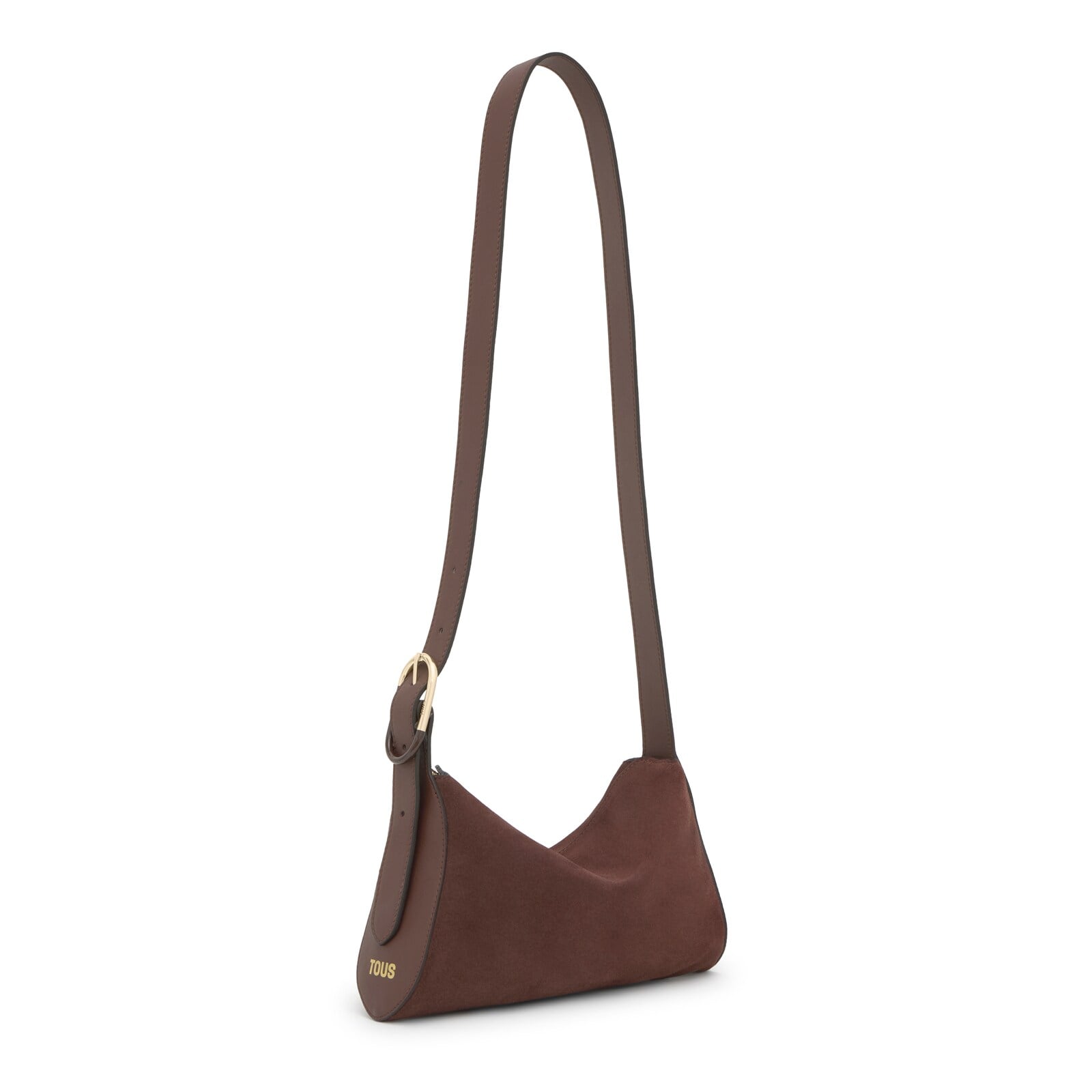 BANDOLERA DE PIEL PEQUEÑA MARRÓN TOUS ARLETTE - 1