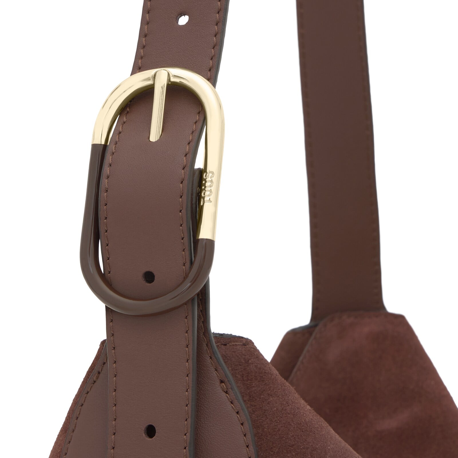 BANDOLERA DE PIEL PEQUEÑA MARRÓN TOUS ARLETTE - 4