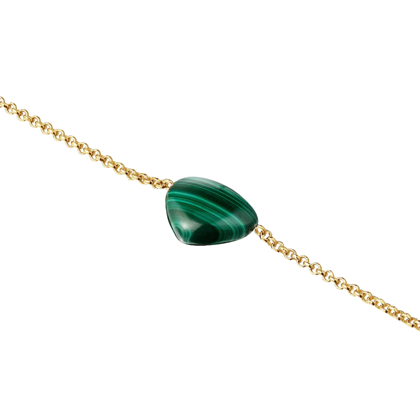 PULSERA CON BAÑO DE ORO 18 KT SOBRE PLATA Y MALAQUITA TOUS COLOR DOTS - 3