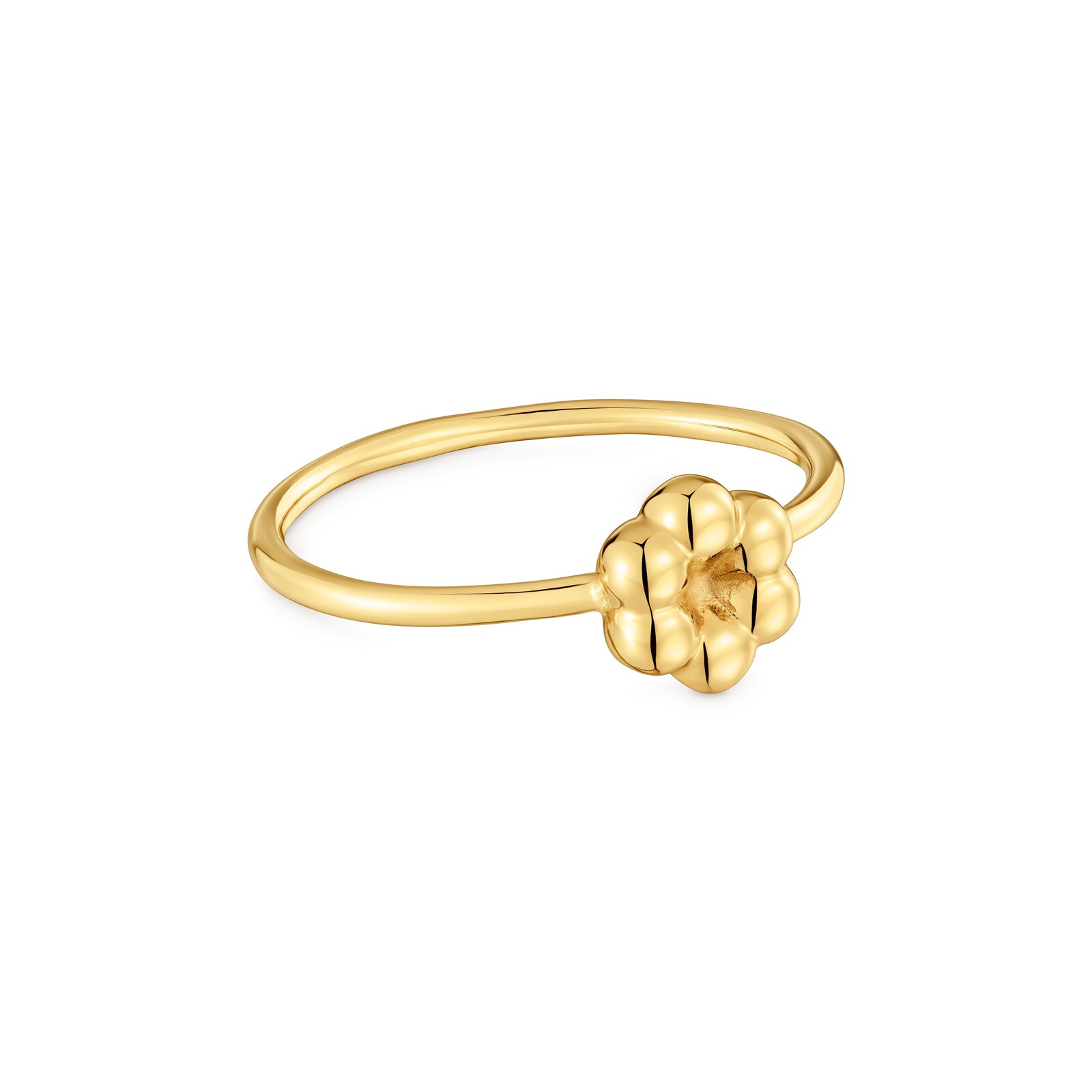 ANILLO FLOR CON BAÑO DE ORO 18 KT SOBRE PLATA TOUS BOLD MOTIF - 1