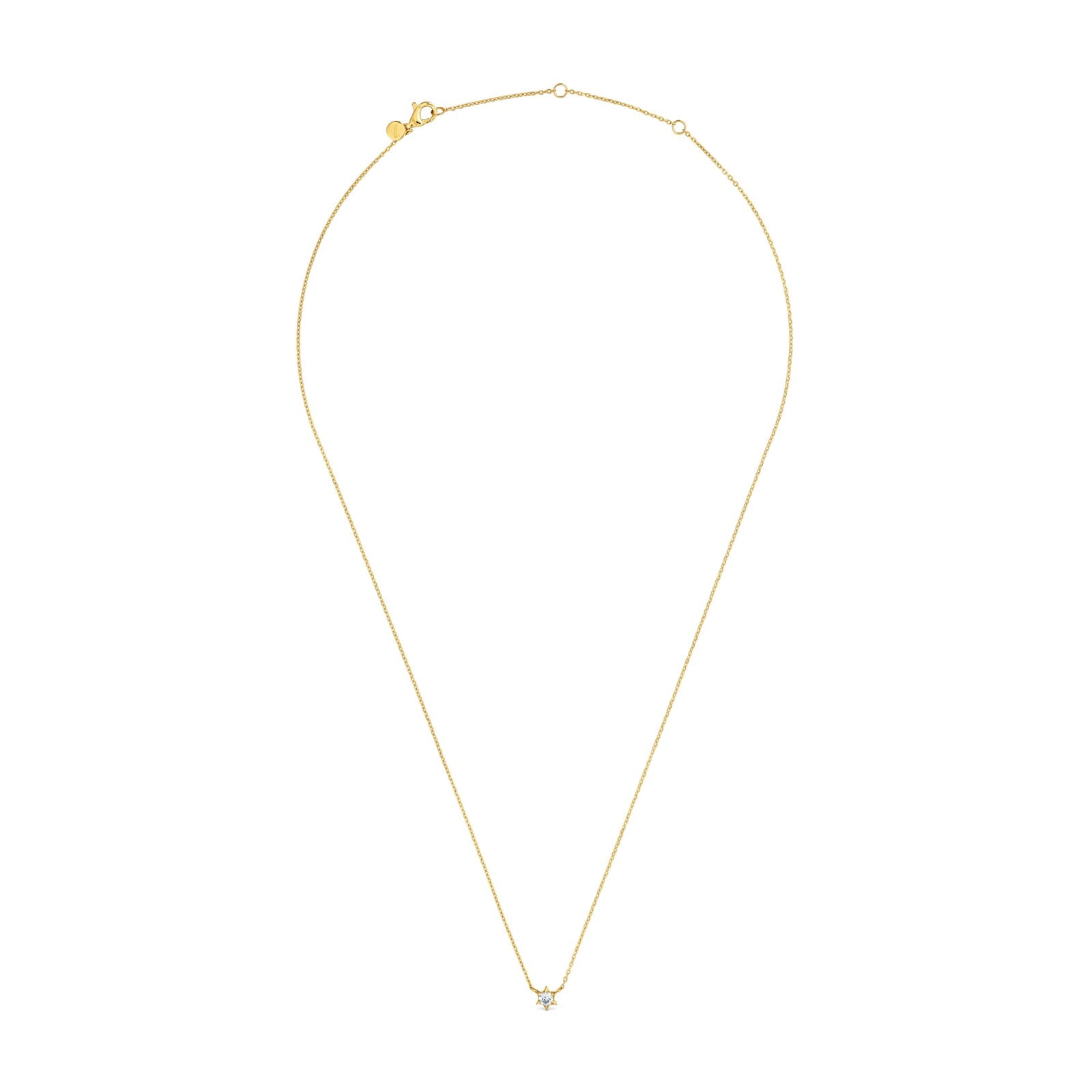 COLLAR DE ORO 9 KT Y DIAMANTE DE LAB. TOUS IRISÉ LGD - 3