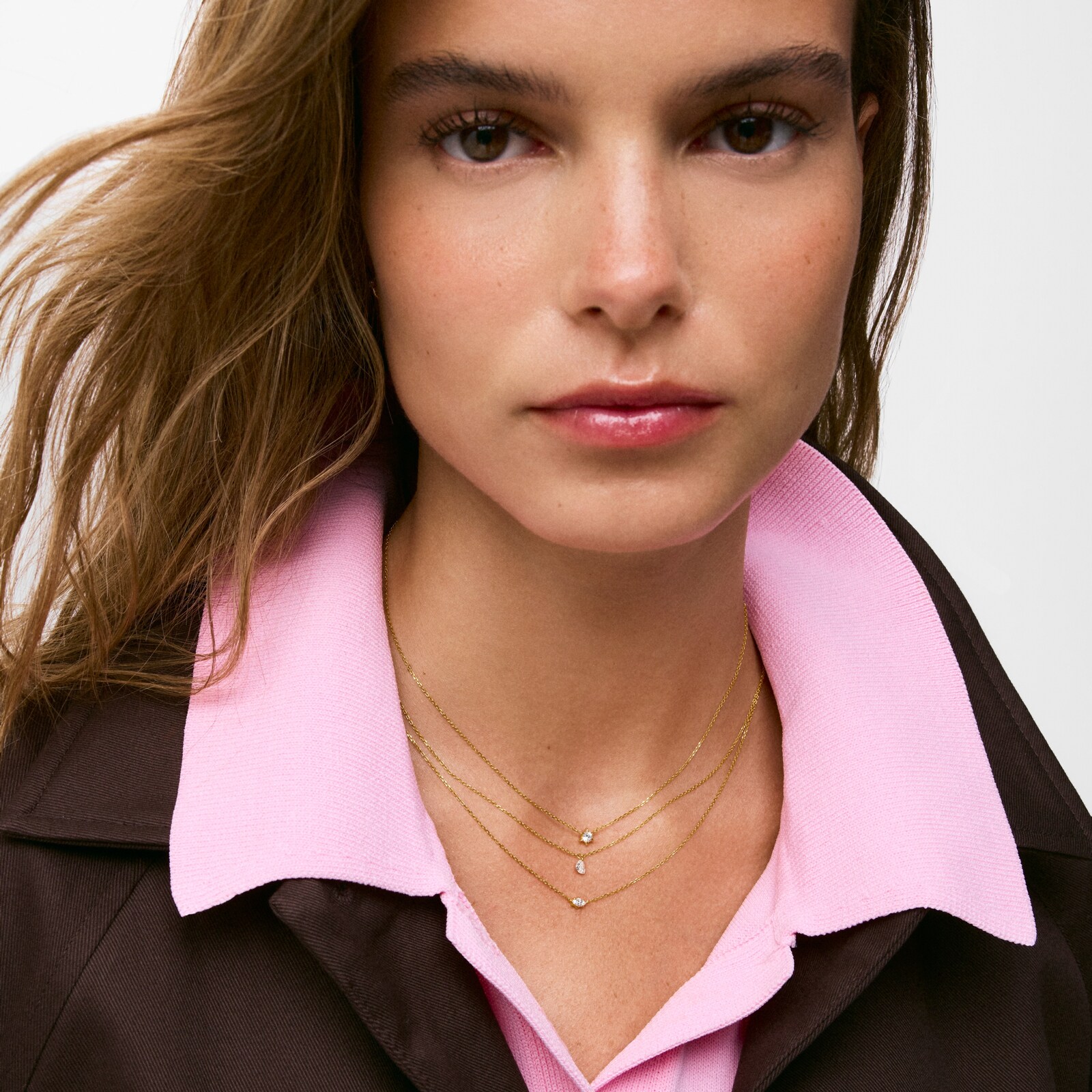 COLLAR DE ORO 9 KT Y DIAMANTE DE LAB. TOUS IRISÉ LGD - 5