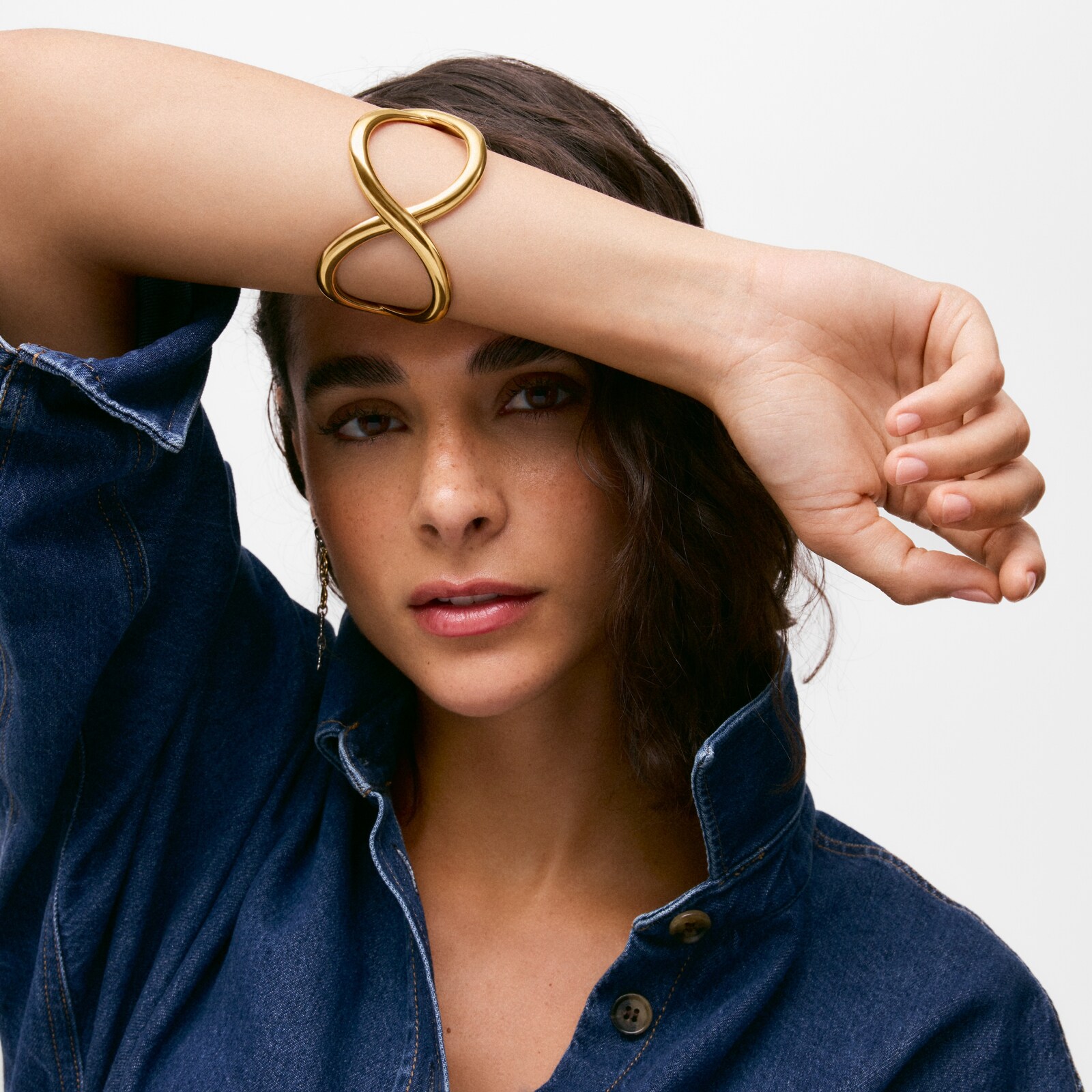 PULSERA ESCLAVA DE ACERO DORADO TOUS INFINITY - 5