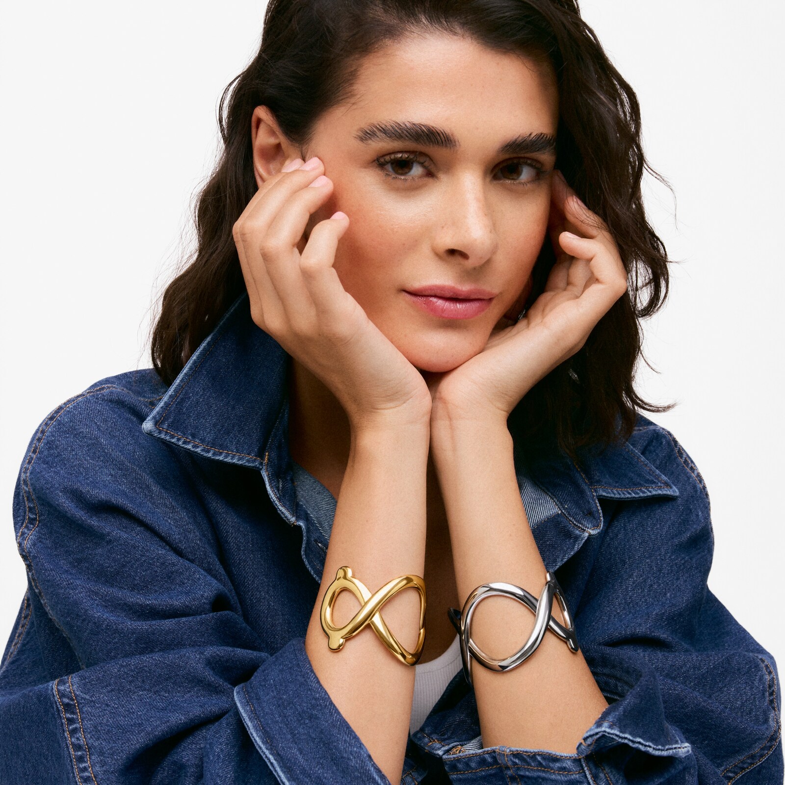PULSERA ESCLAVA DE ACERO DORADO TOUS INFINITY - 6
