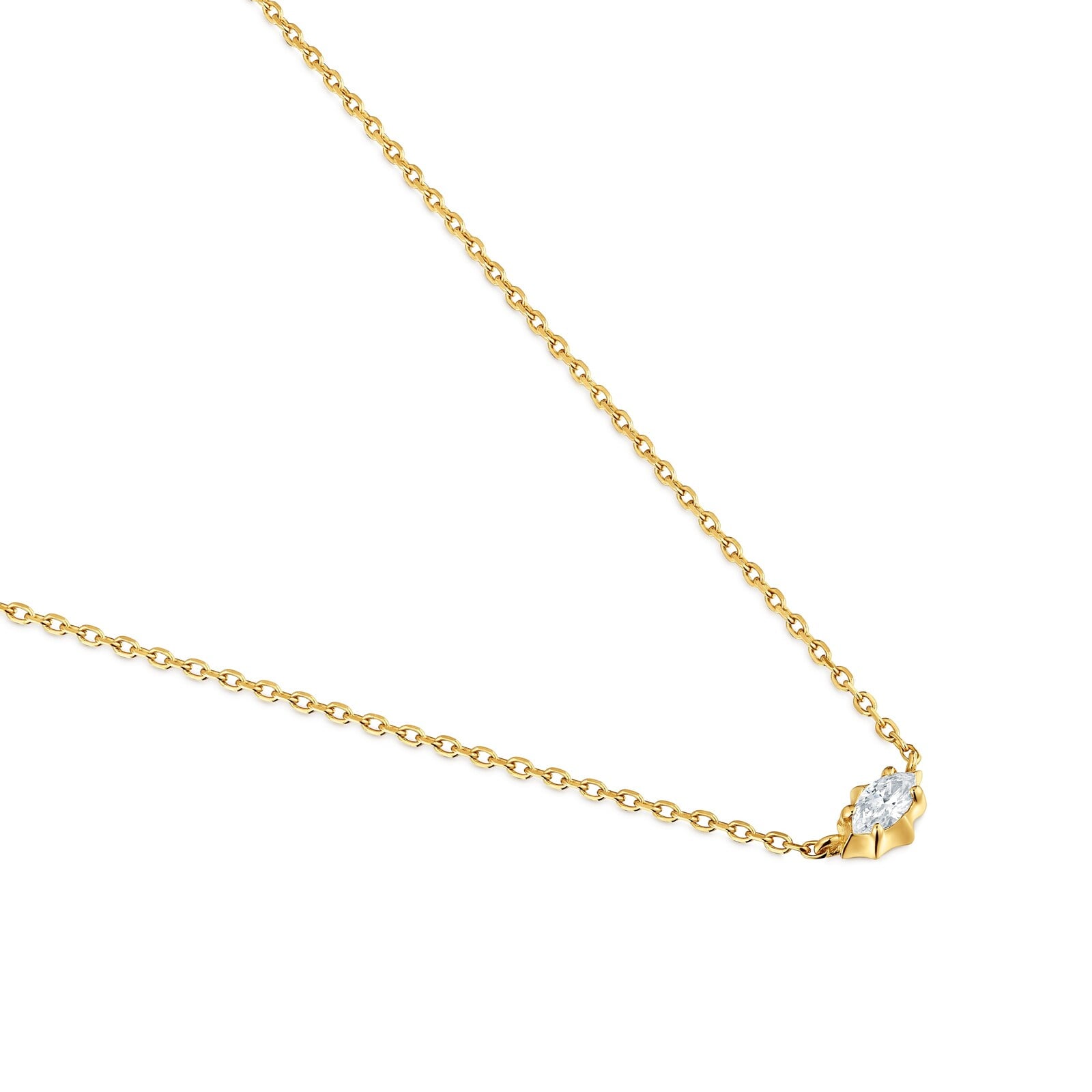 COLLAR DE ORO 9 KT Y DIAMANTE DE LAB. TOUS IRISÉ LGD - 3