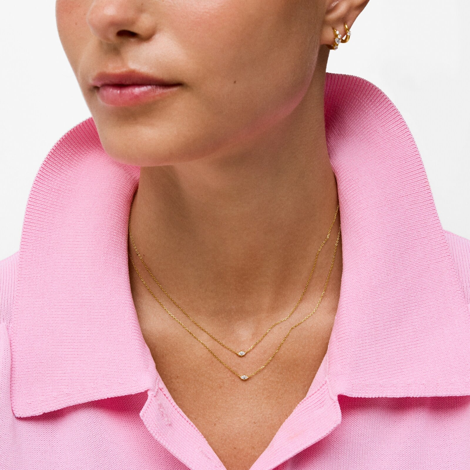 COLLAR DE ORO 9 KT Y DIAMANTE DE LAB. TOUS IRISÉ LGD - 5