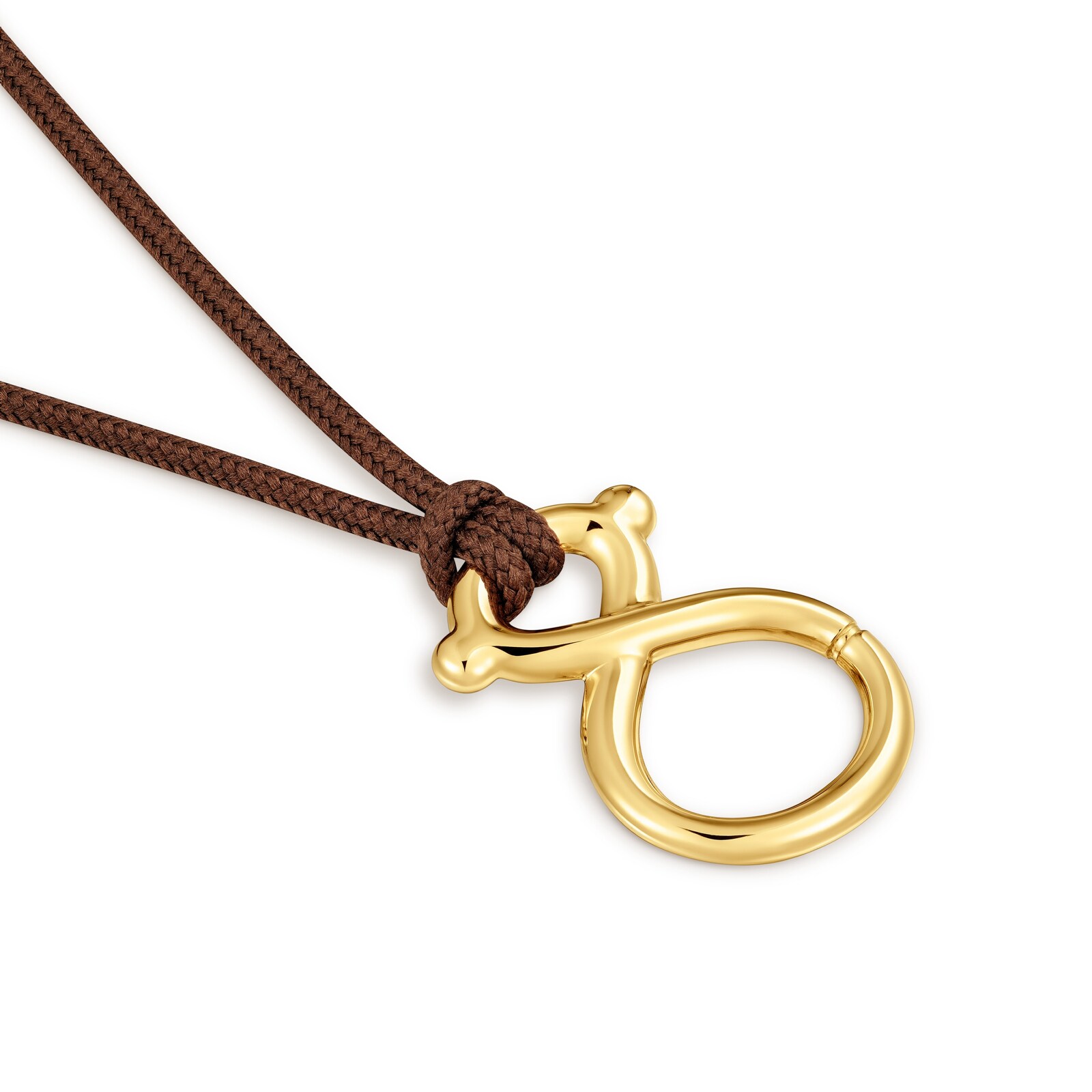 COLLAR CON BAÑO DE ORO 18 KT SOBRE PLATA Y CORDÓN TOUS INFINITY - 3