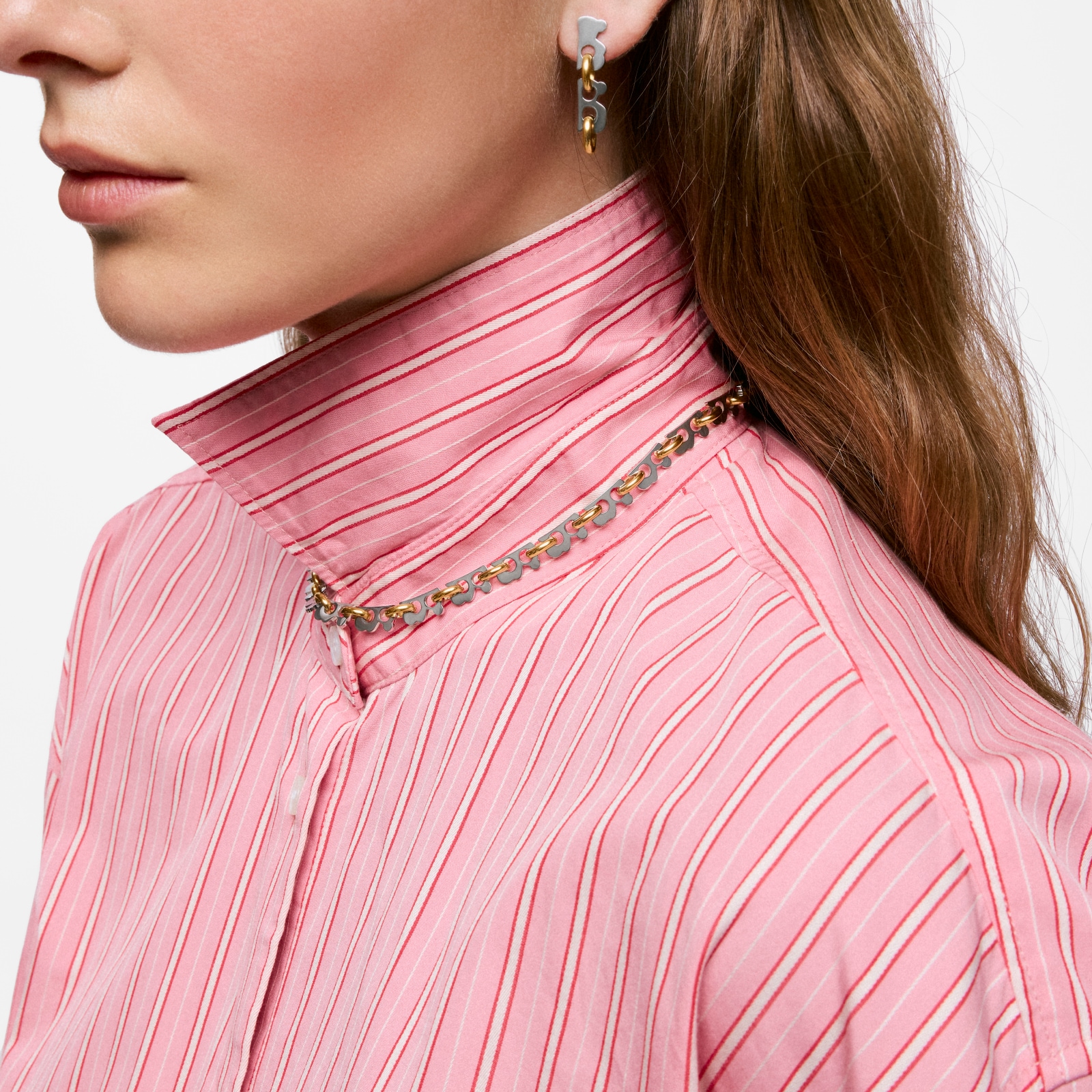 COLLAR CORTO DE ACERO BICOLOR TOUS HALF BEAR - 5