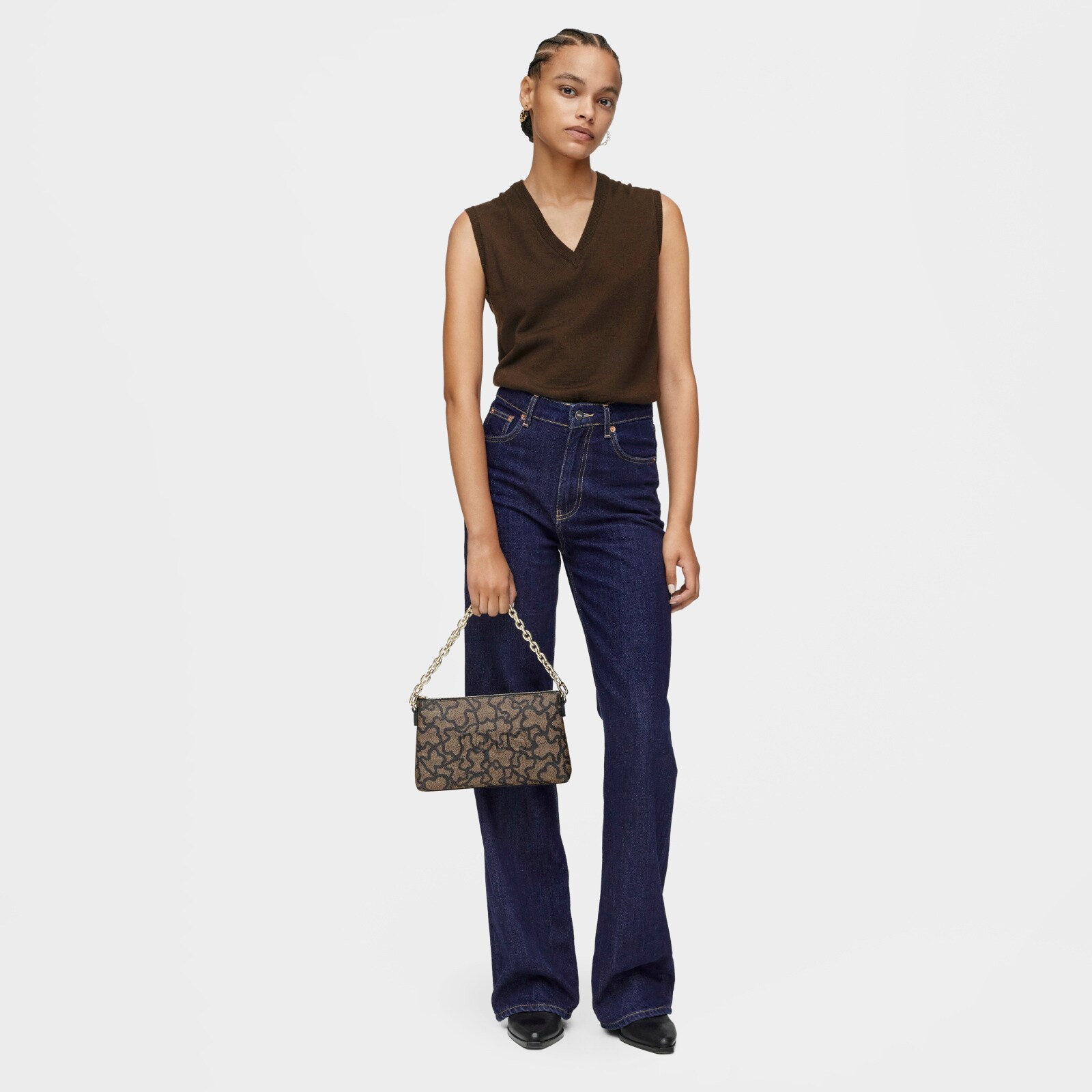BOLSO CLUTCH NEGRO TOUS KAOS ICON - 5