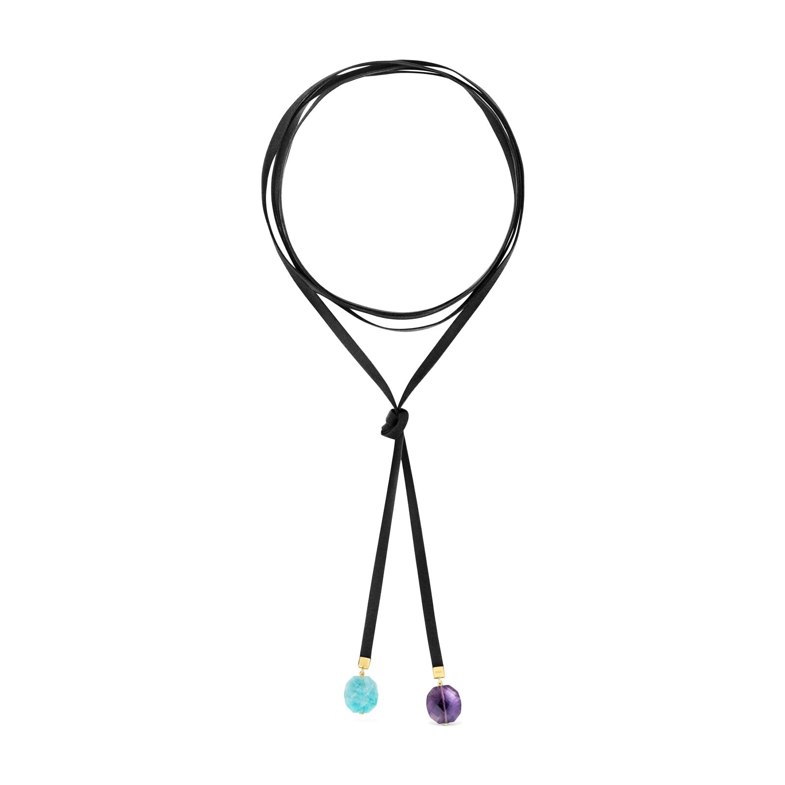 COLLAR DE ANTELINA, AMAZONITA Y AMATISTA TOUS BOLD MOTIF - 1