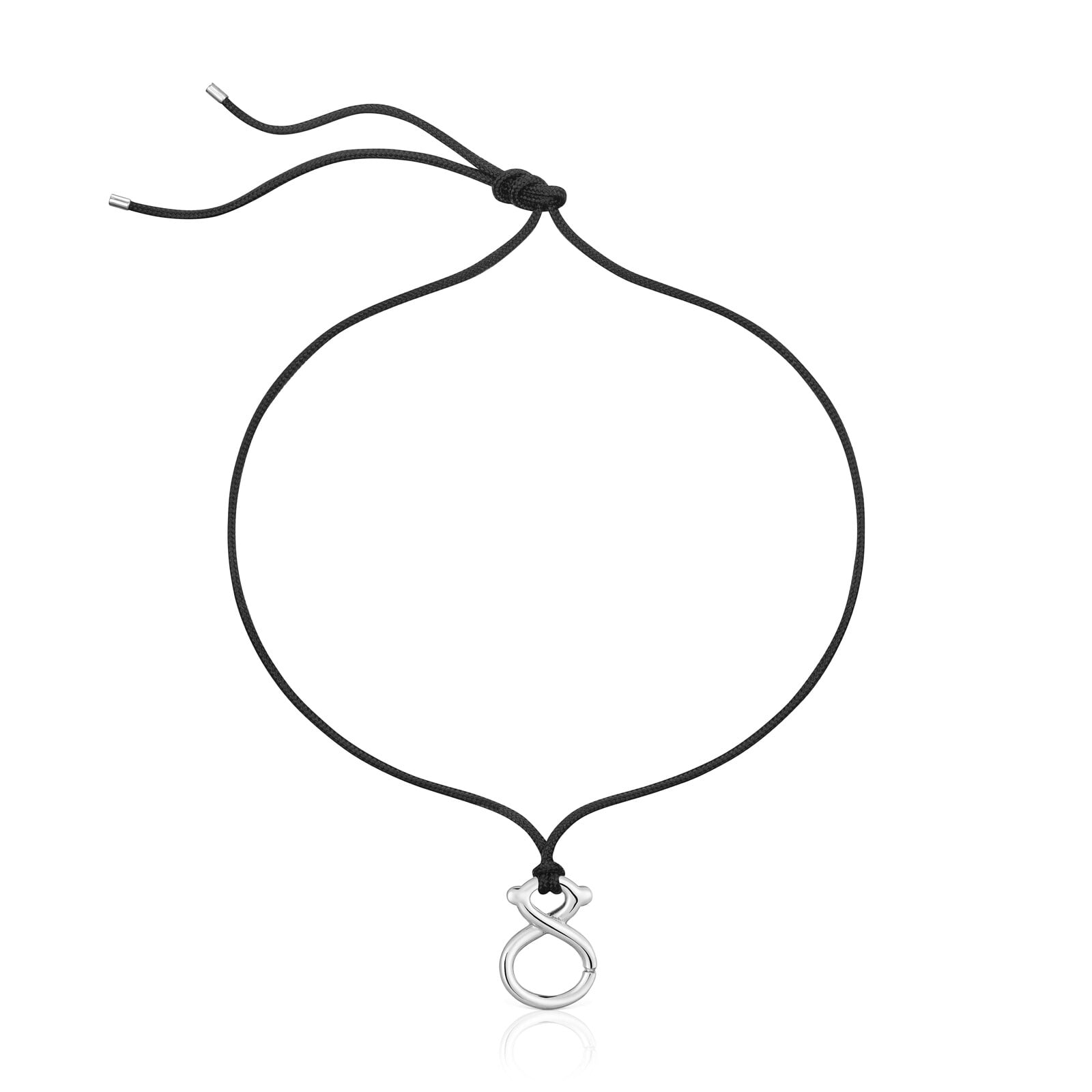 COLLAR DE PLATA Y CORDÓN TOUS INFINITY - 1