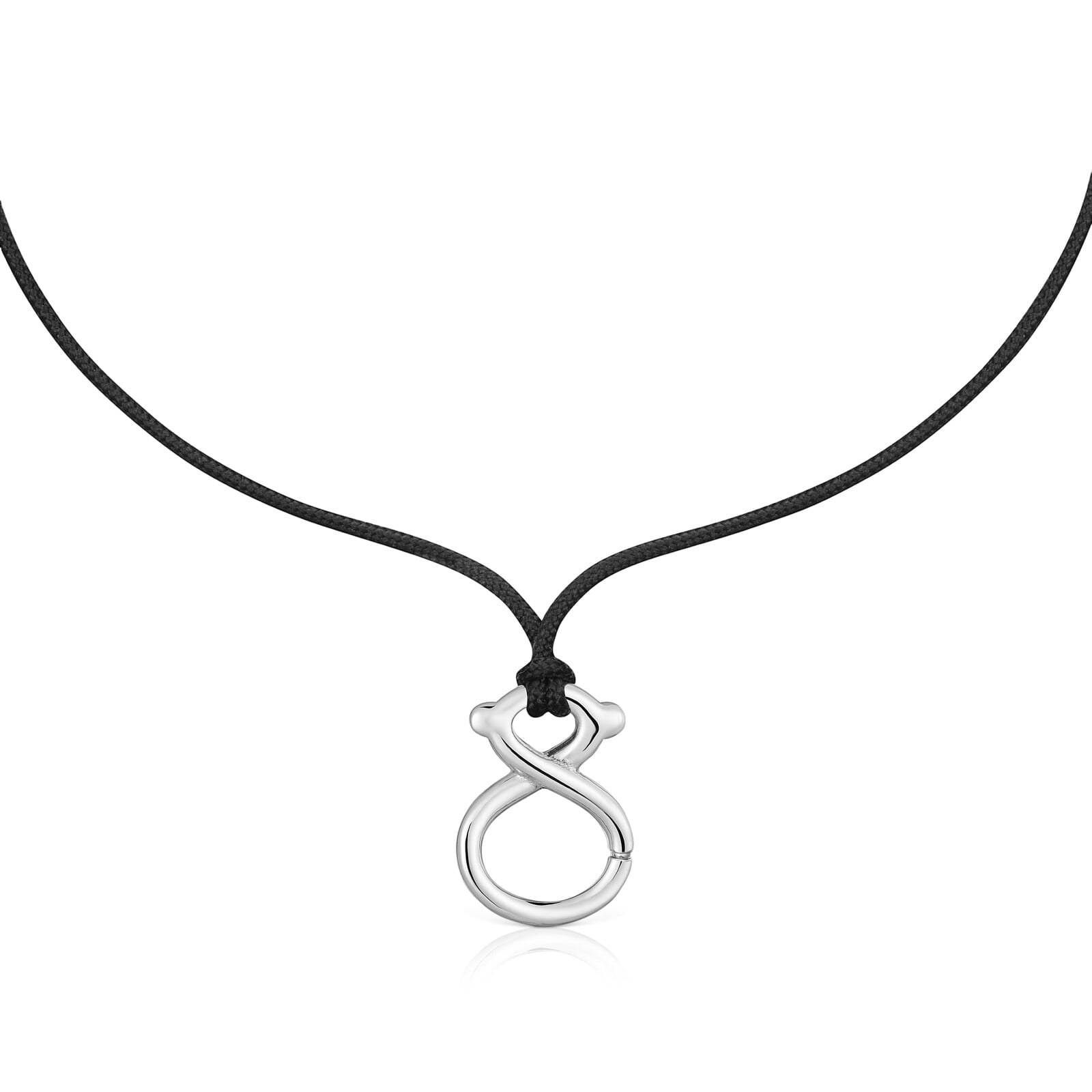 COLLAR DE PLATA Y CORDÓN TOUS INFINITY - 2