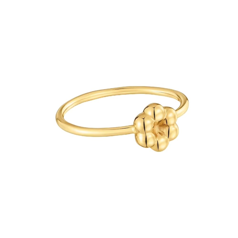 ANILLO FLOR CON BAÑO DE ORO 18 KT TOUS BOLD MOTIF - 2