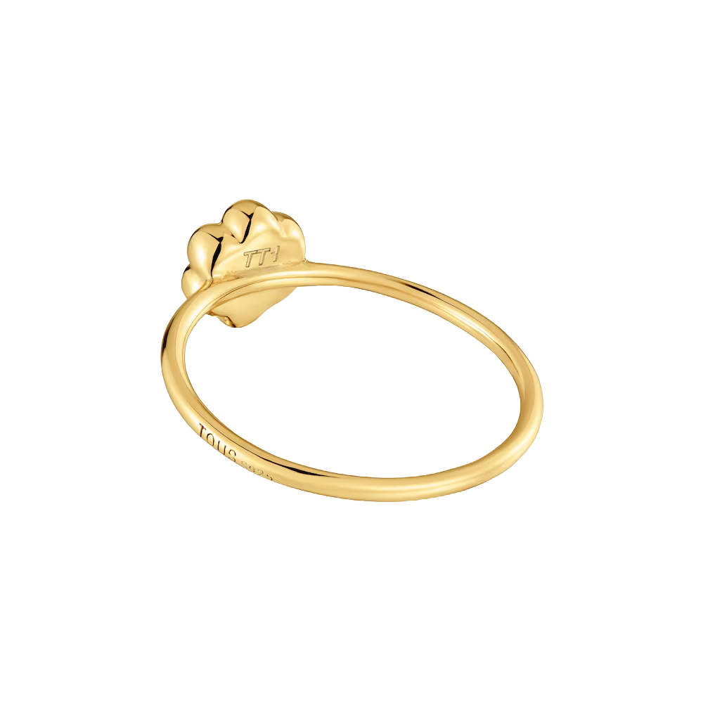 ANILLO FLOR CON BAÑO DE ORO 18 KT TOUS BOLD MOTIF - 3