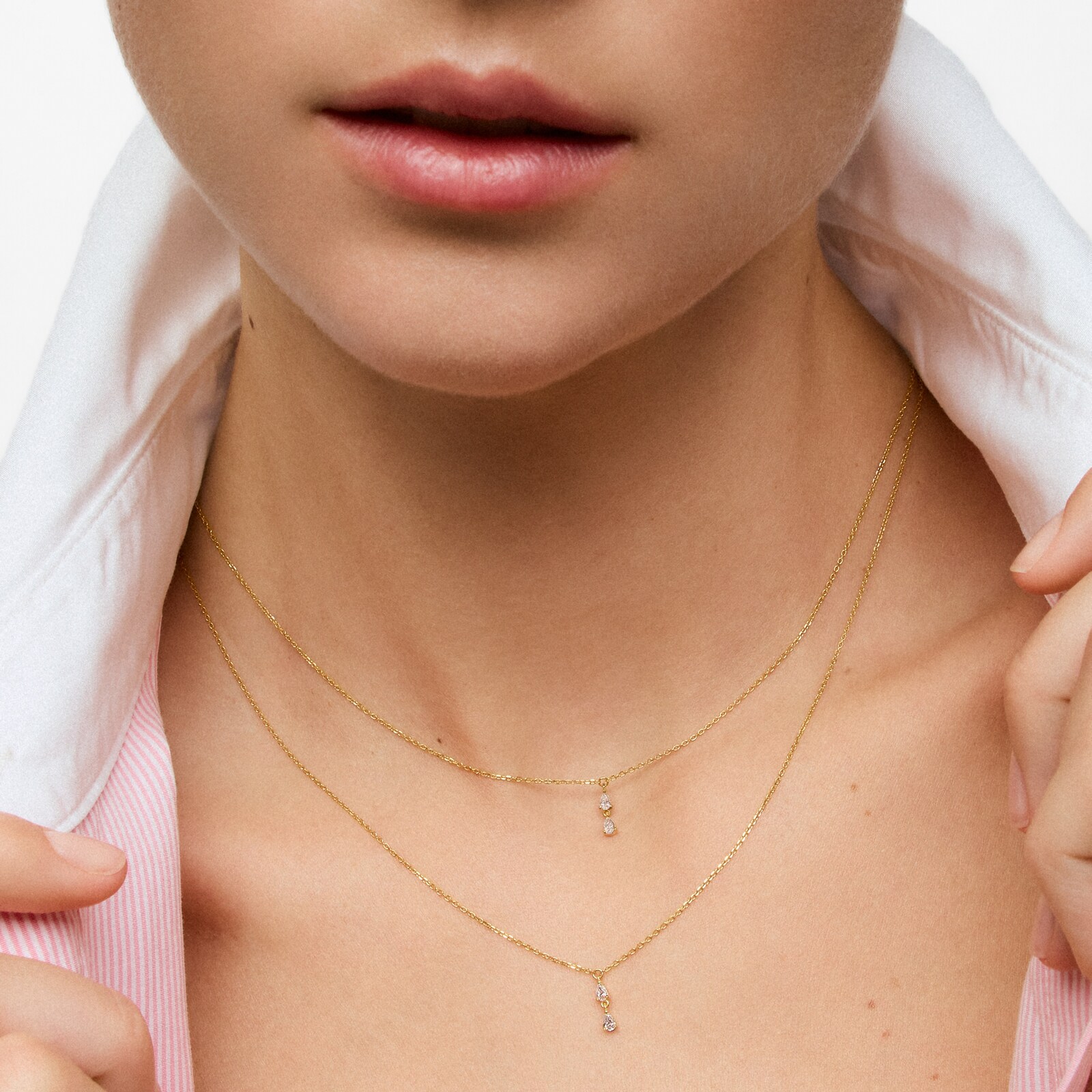 COLLAR DE ORO 9 KT Y DIAMANTES DE LAB. TOUS IRISÉ LGD - 4