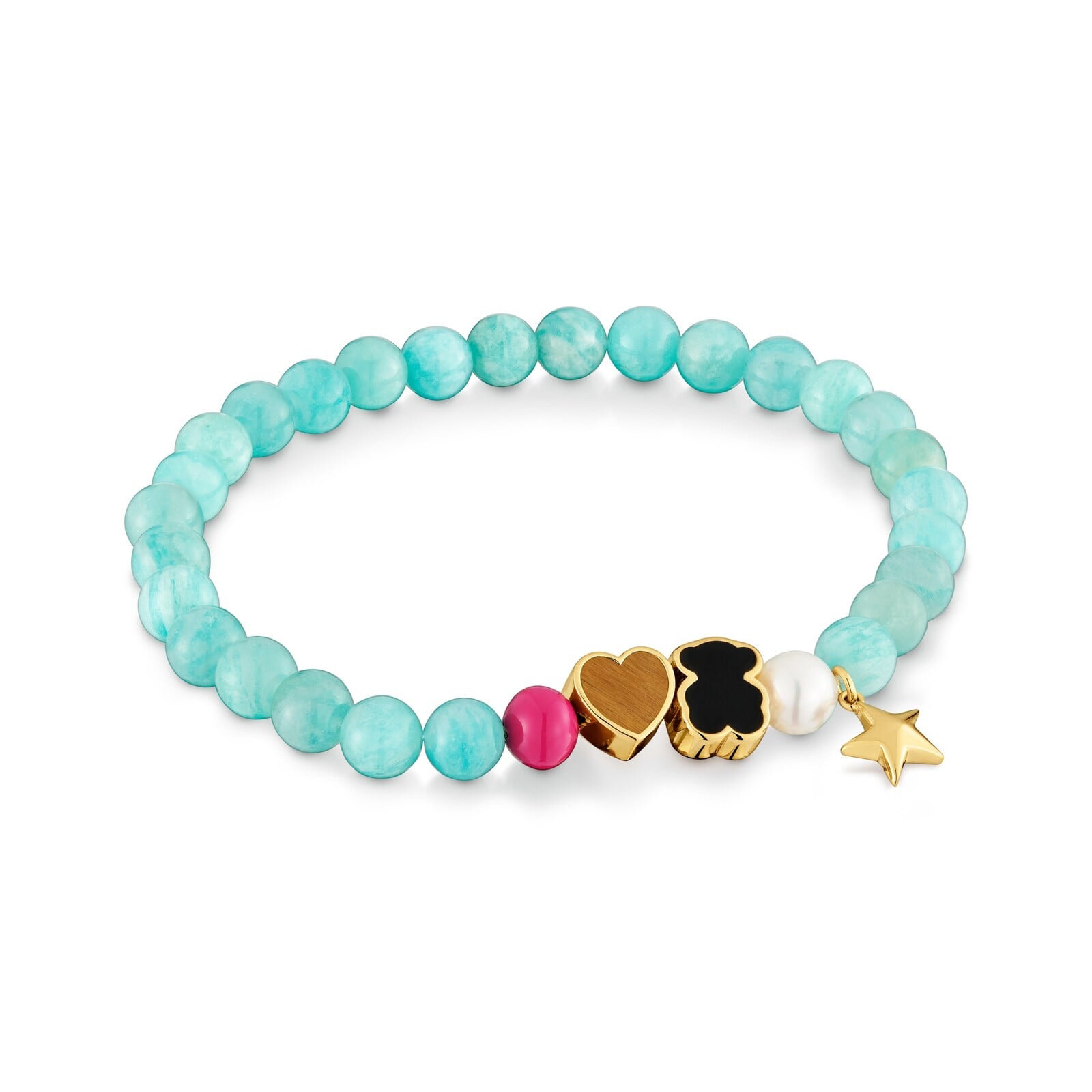 PULSERA ELASTICA OSO CON GEMAS TOUS EUREKA - 1
