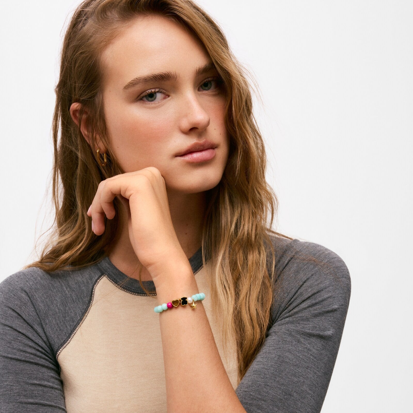 PULSERA ELASTICA OSO CON GEMAS TOUS EUREKA - 5