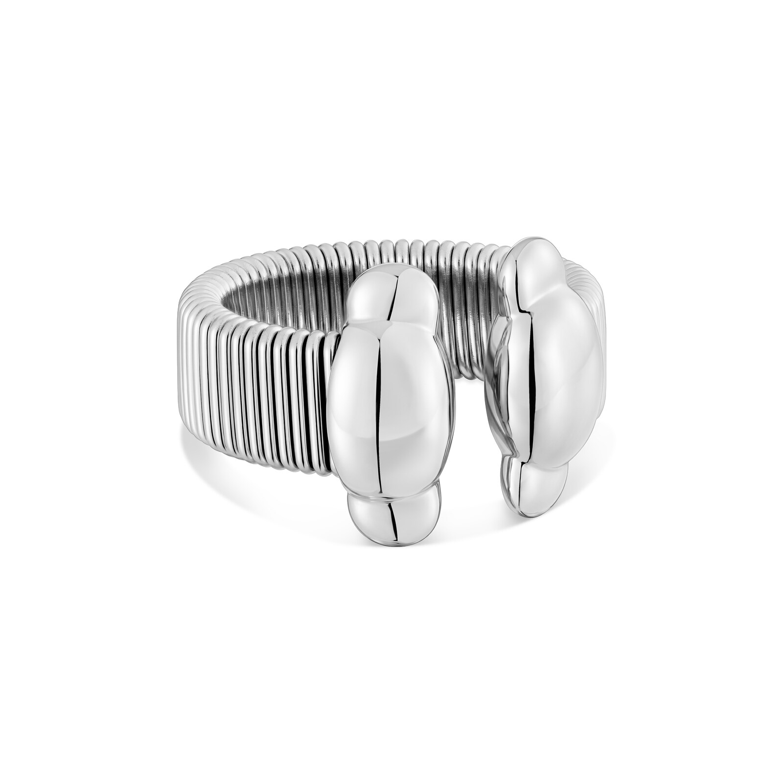 ANILLO ABIERTO DE ACERO HEAD TO TOUS T11 - 3