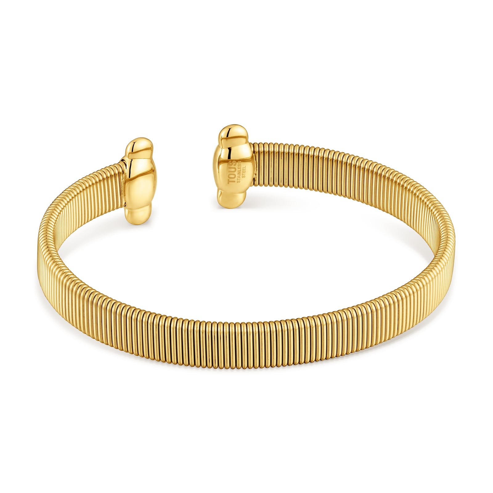 PULSERA ESCLAVA DE ACERO DORADO HEAD TO TOUS - 2