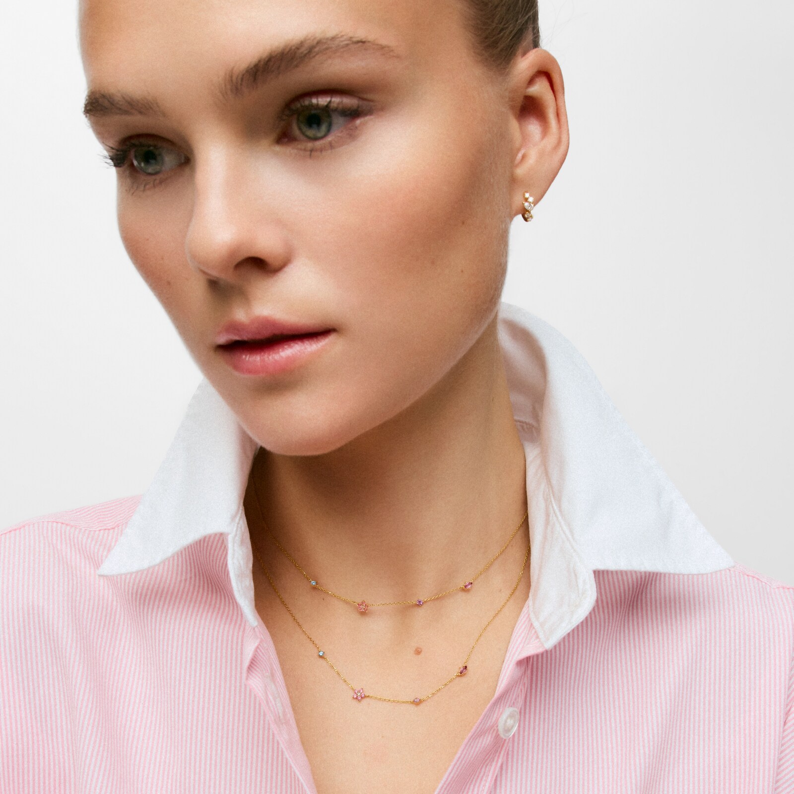 COLLAR DE ORO 9 KT, GEMAS Y DIAMANTES EN LAB. TOUS IRISÉ LGD - 5