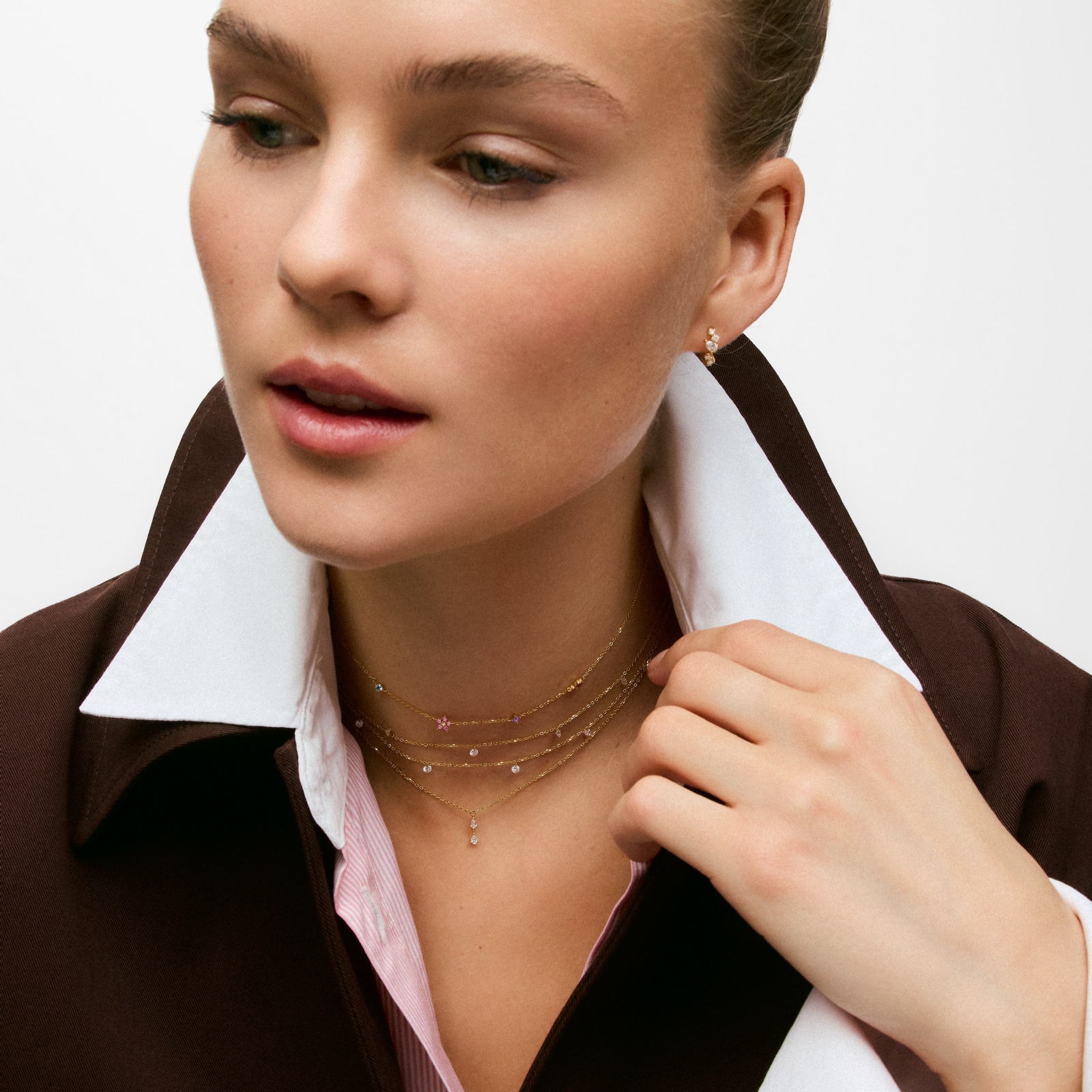 COLLAR DE ORO 9 KT, GEMAS Y DIAMANTES EN LAB. TOUS IRISÉ LGD - 6