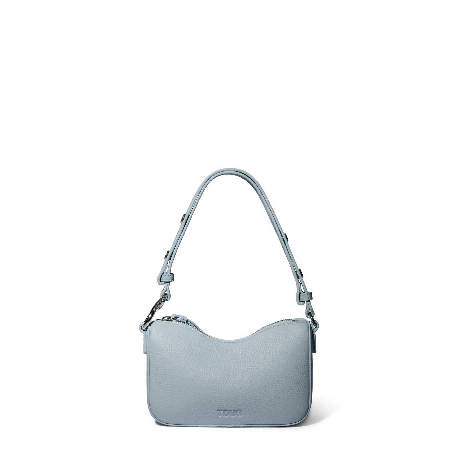 BOLSO DE HOMBRO EN PIEL AZUL TOUS INFINITY - 1
