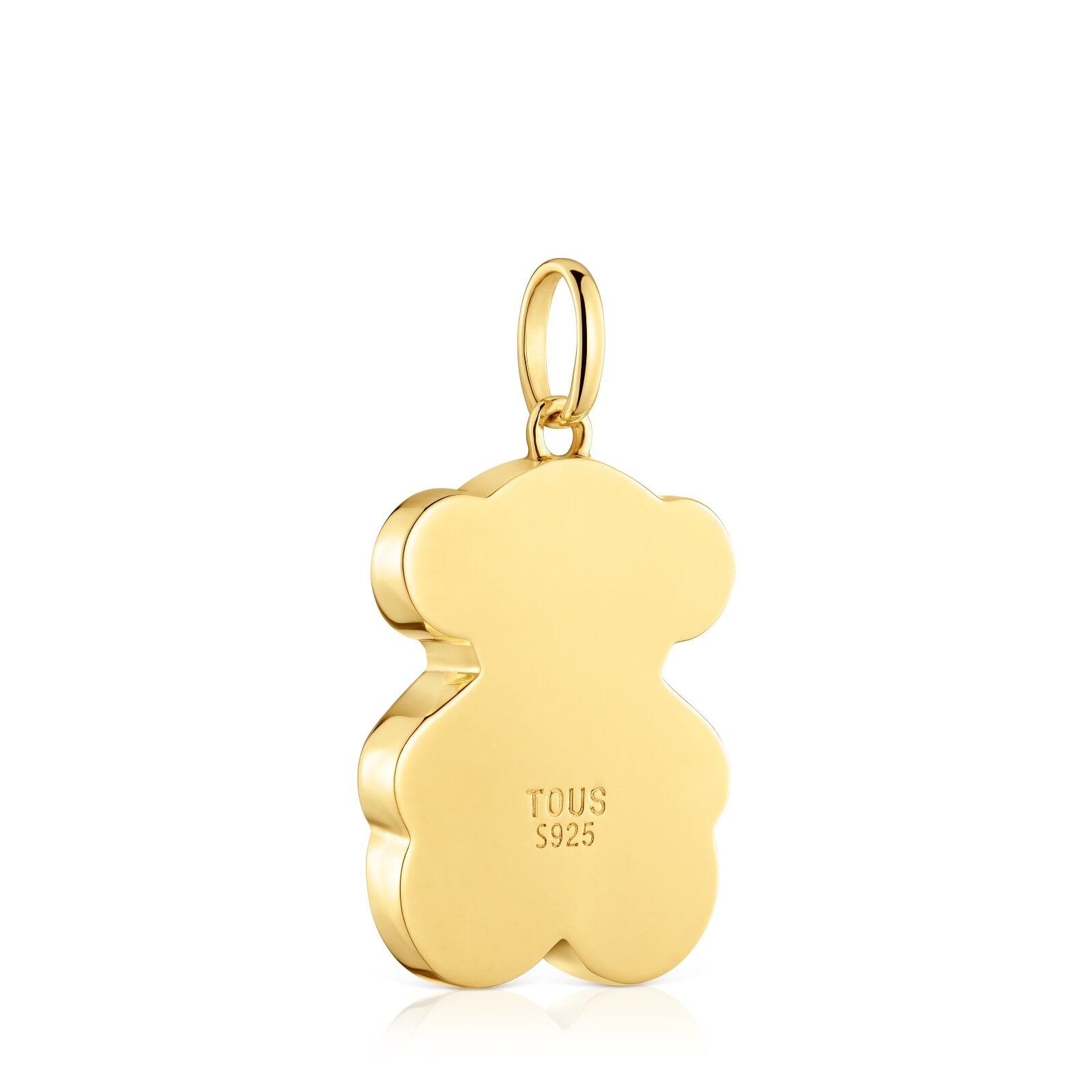 COLGANTE DIJE MEDIANO CON BAÑO DE ORO 18 KT TOUS Y OSO ÓNIX ICON COLOR - 3