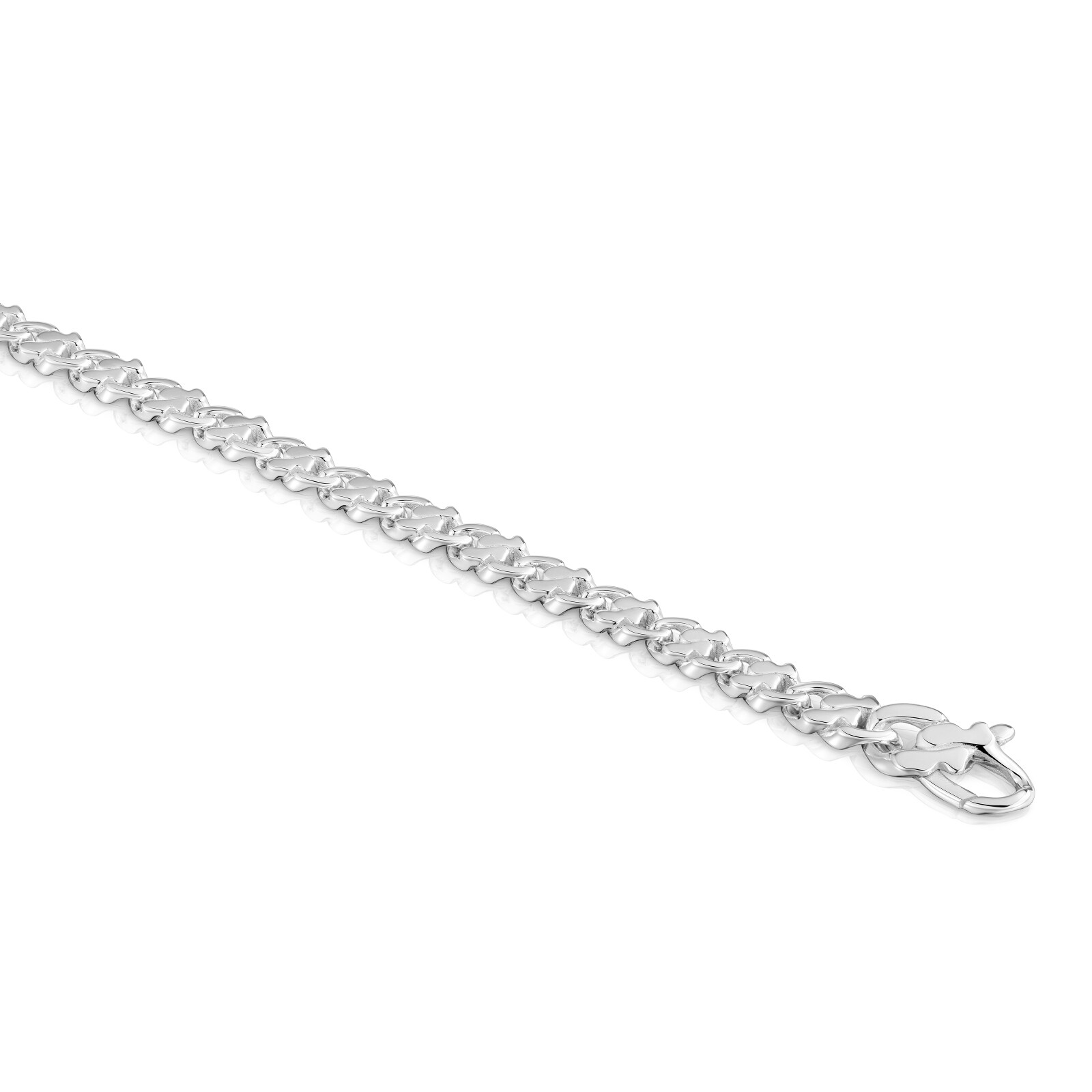 PULSERA CADENA DE PLATA 5 MM BEAR'S CHAIN - 3