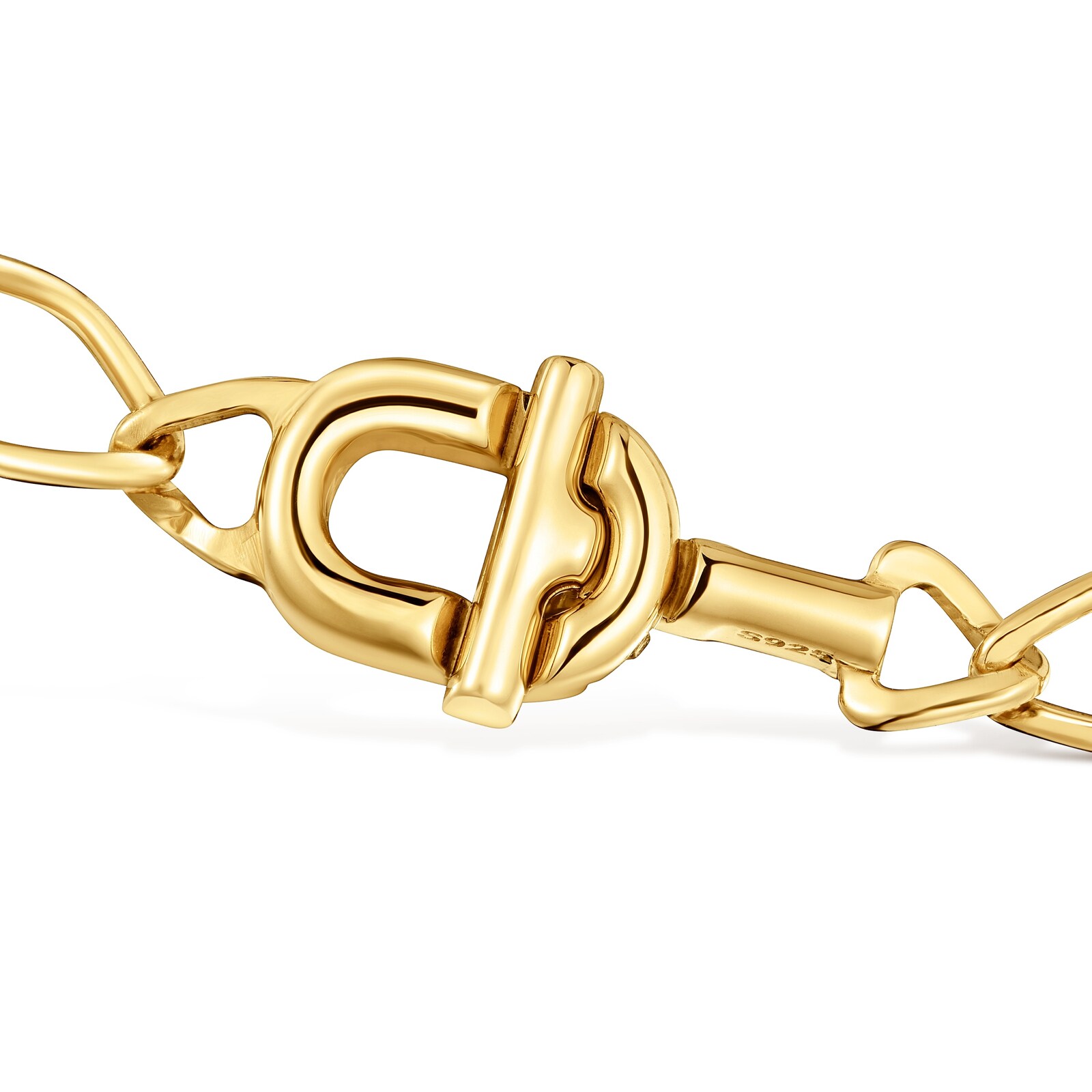 PULSERA CADENA ROMBOIDAL CON BAÑO DE ORO 18 KT SOBRE PLATA TOUS MANIFESTO - 2