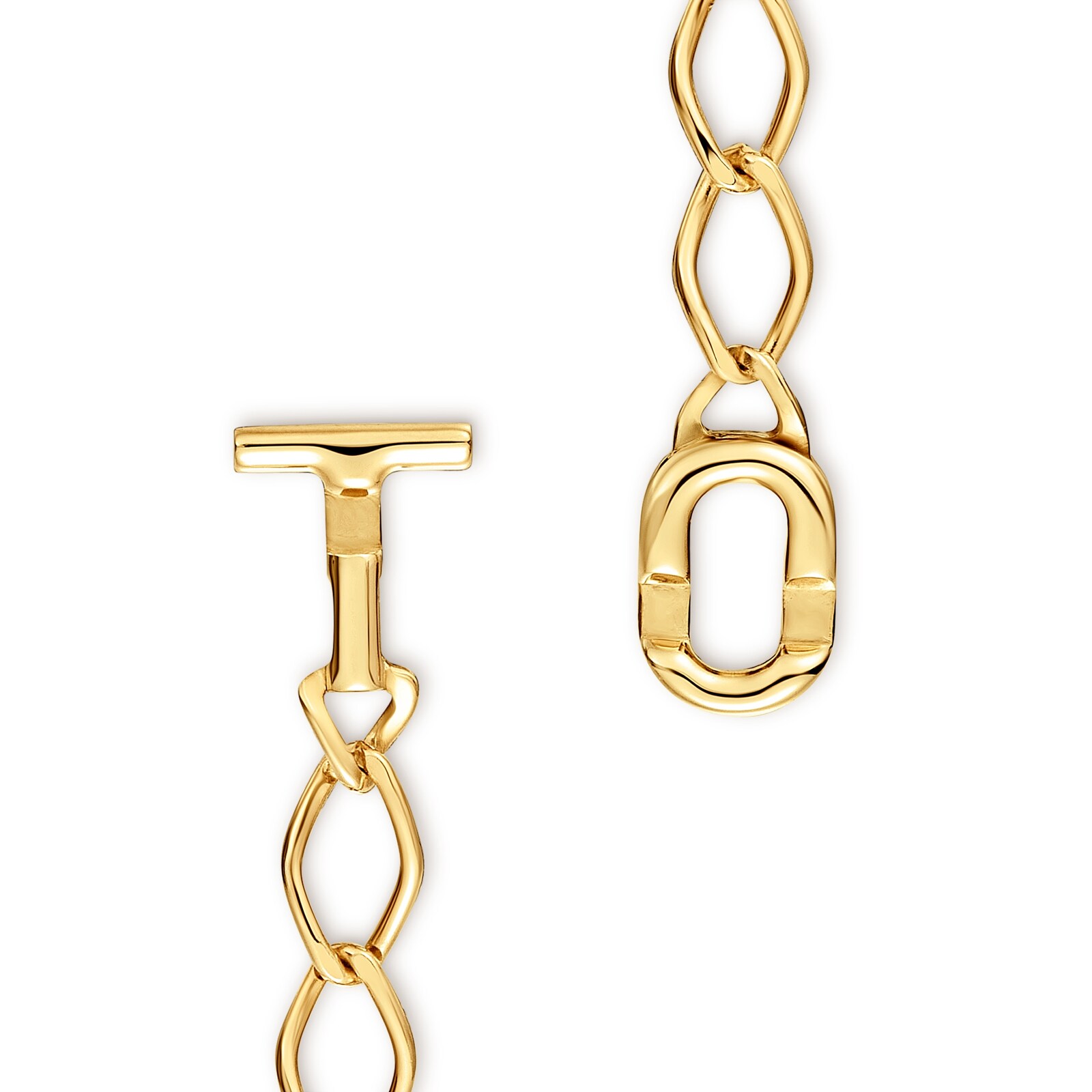 PULSERA CADENA ROMBOIDAL CON BAÑO DE ORO 18 KT SOBRE PLATA TOUS MANIFESTO - 3