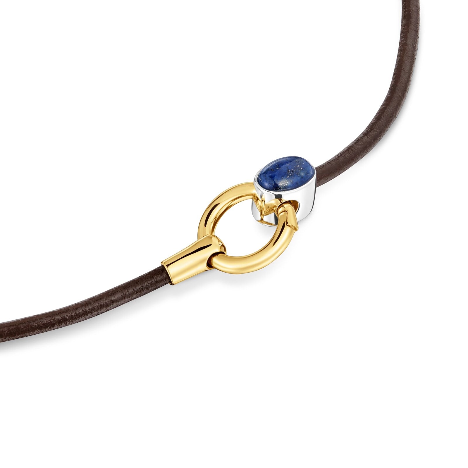 COLLAR BICOLOR CON LAPISLÁZULI Y CORDÓN DE PIEL TOUS GEM POWER - 3