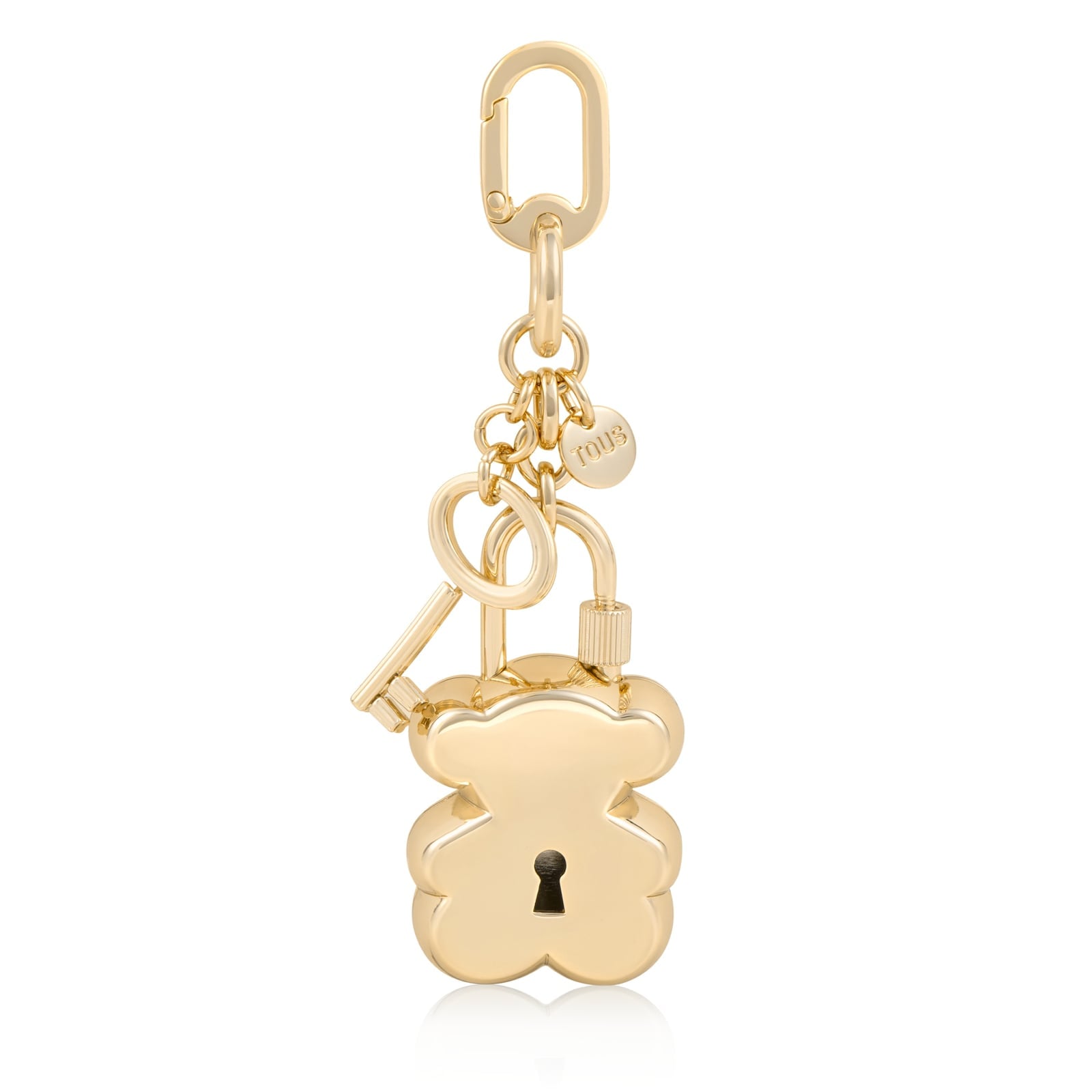 LLAVERO OSO Y LLAVE DORADO TOUS BEAR LOCK - 1
