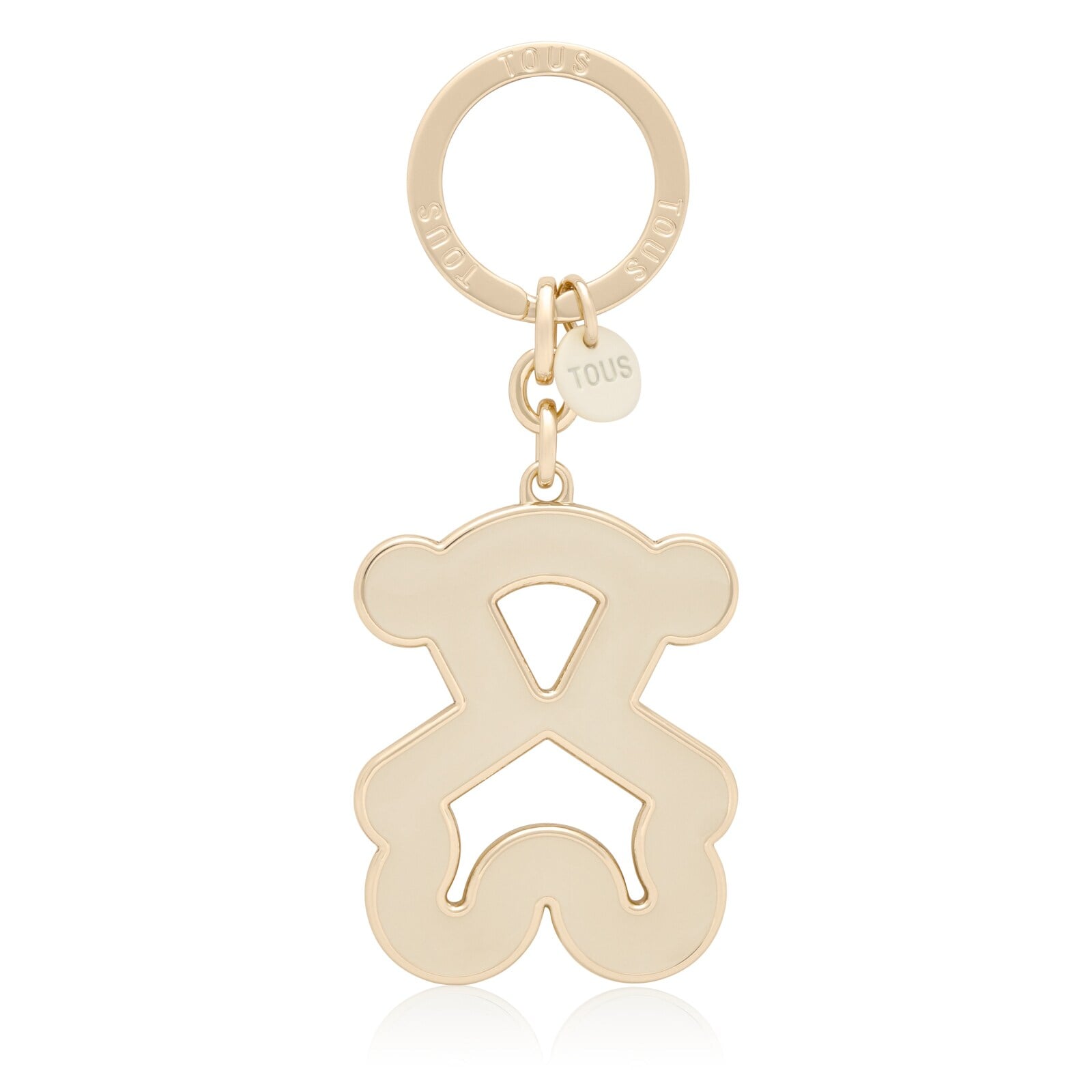LLAVERO OSO DORADO Y BLANCO TOUS BEAR - 1