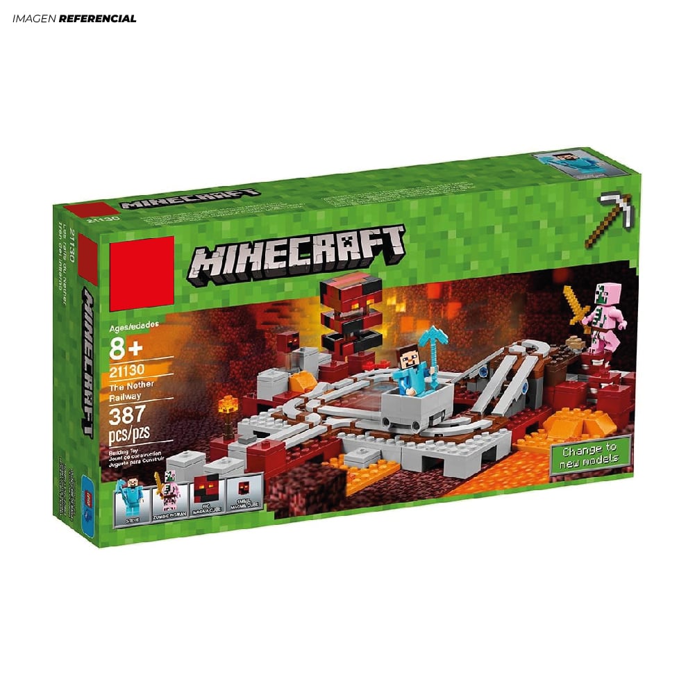 JUEGUETE DE BLOQUES CONSTRUCCIÓN CREATIVO MY WORLD 399 PCS - 1