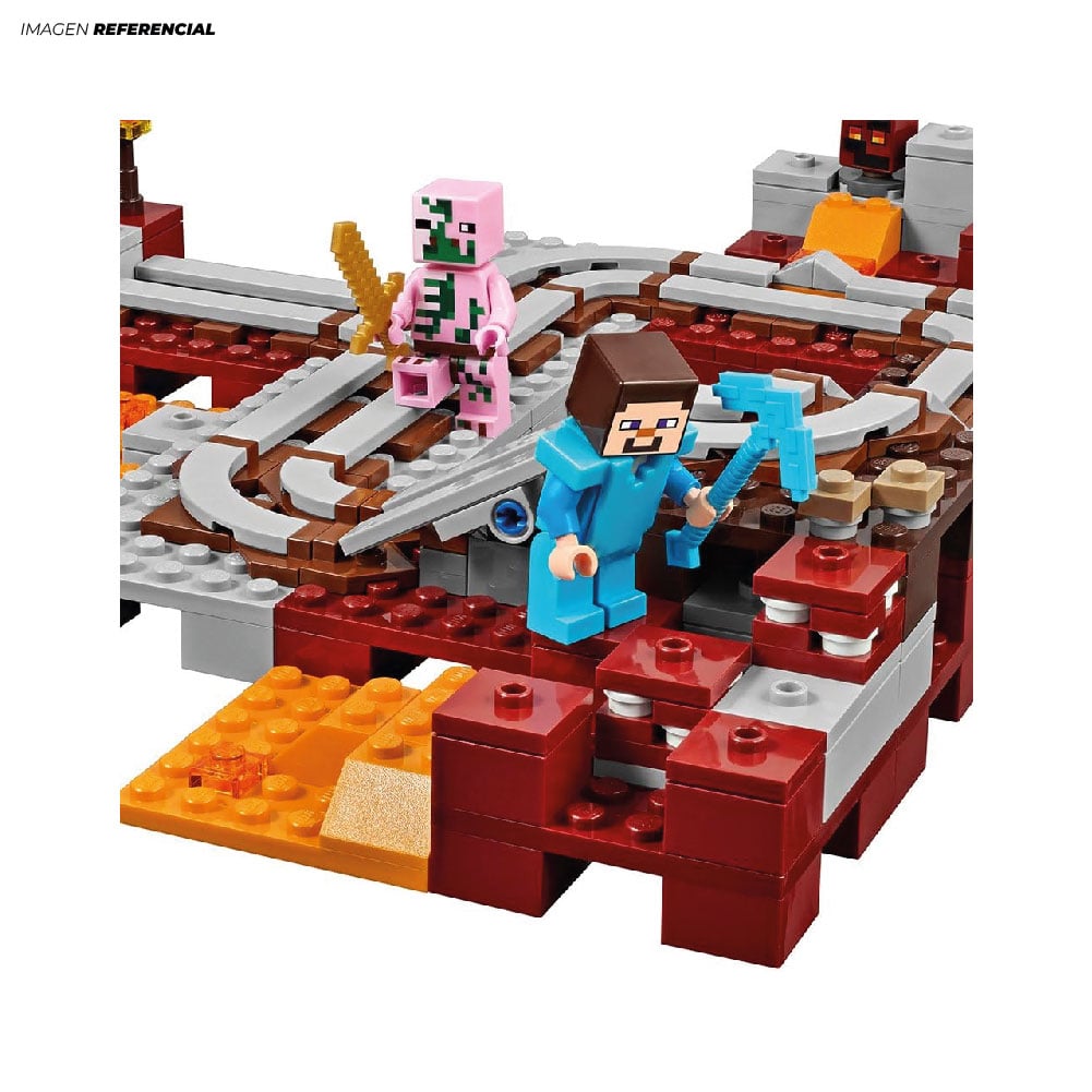 JUEGUETE DE BLOQUES CONSTRUCCIÓN CREATIVO MY WORLD 399 PCS - 3