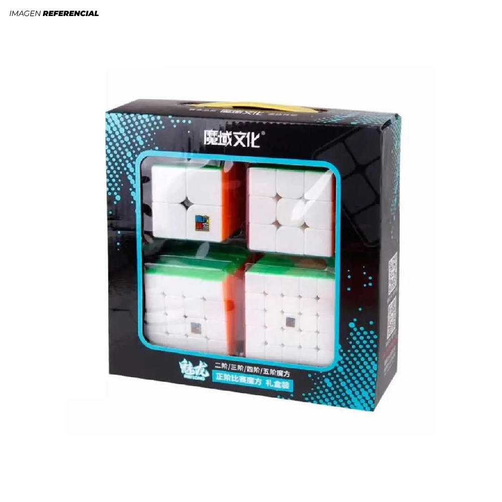 SET CUBO MÁGICO RUBIK MOYU NIÑOS - 1
