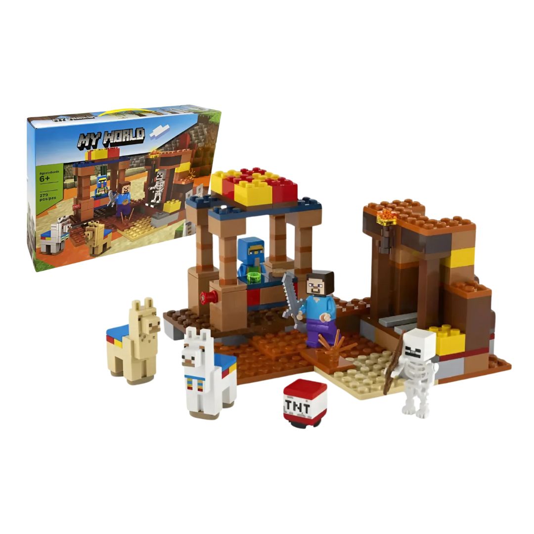 LEGOS DIDÁCTICOS MY WORLD PUESTO COMERCIAL 213PZS. - 1