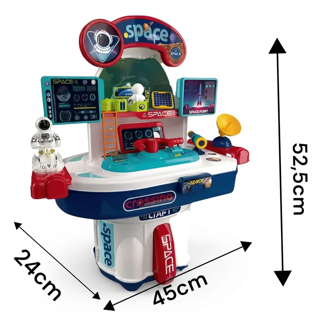 JUEGO NAVE ESPACIAL ESTILO MALETA ACCESORIOS - 3