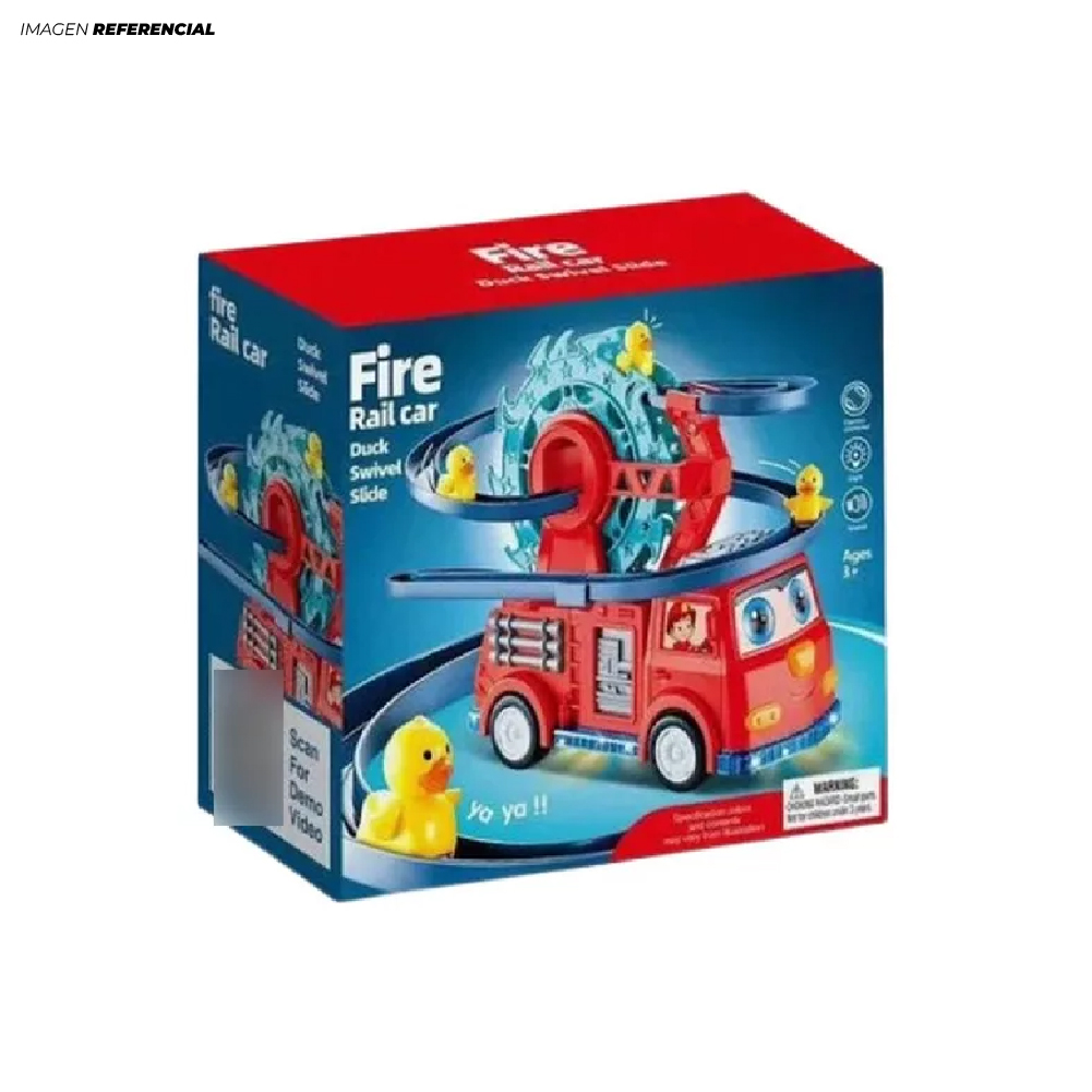 JUEGO MESA DIDÁCTICO CARRO BOMBERO 5 EN 1 - 2