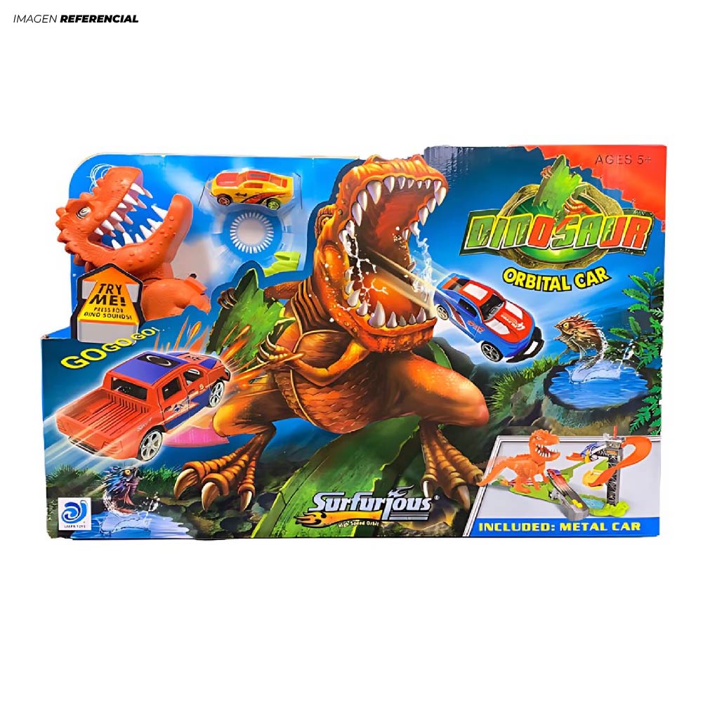 JUGUETE PISTA DE CARRERAS EXTREMA T-REX - 1