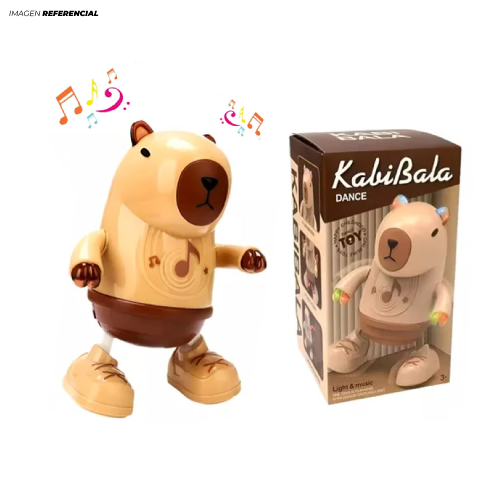 CAPIBARA BAILARÍN ARTICULADO MUSICAL CON LUCES - 1