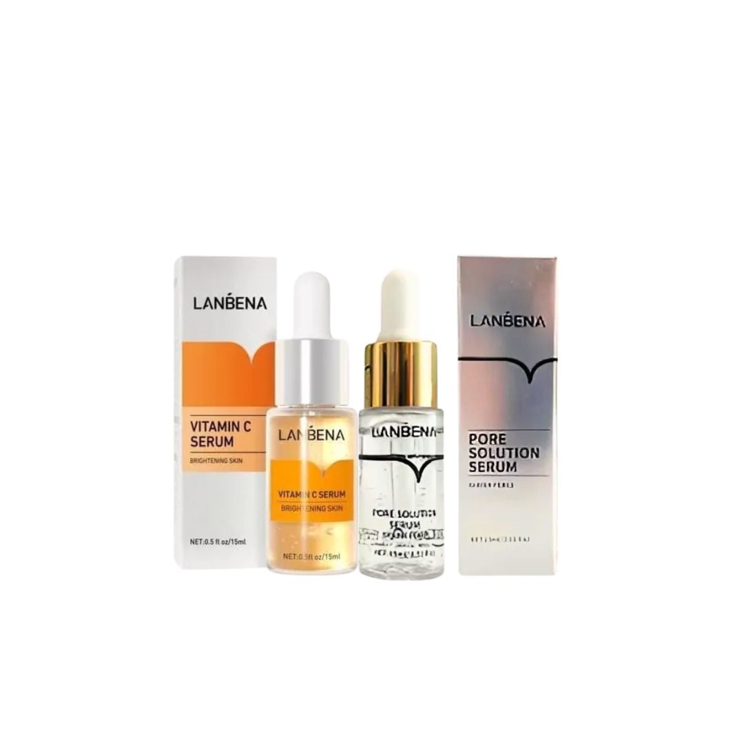 DUO SERUM VITAMINA C + 24K GOLD 15ML LANBENA - 1