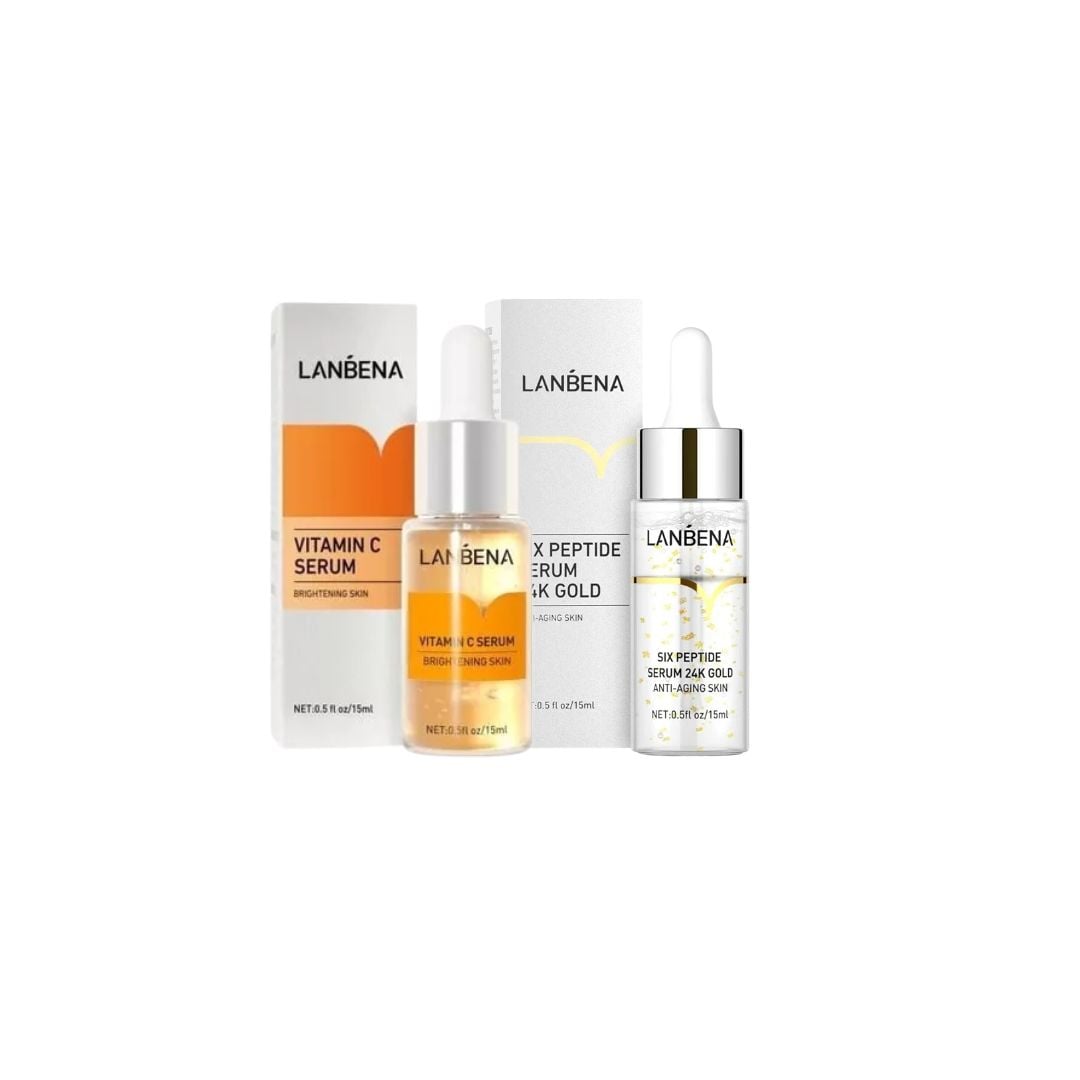 DUO SERUM VITAMINA C + ACIDO HIALURÓNICO 15ML LANBENA - 1