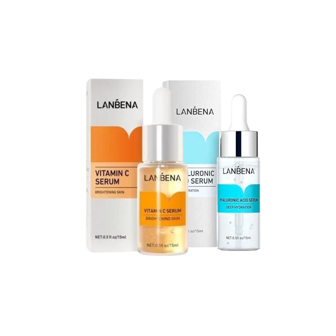 DUO SERUM VITAMINA C + ANTIPOROS 15ML LANBENA - 1