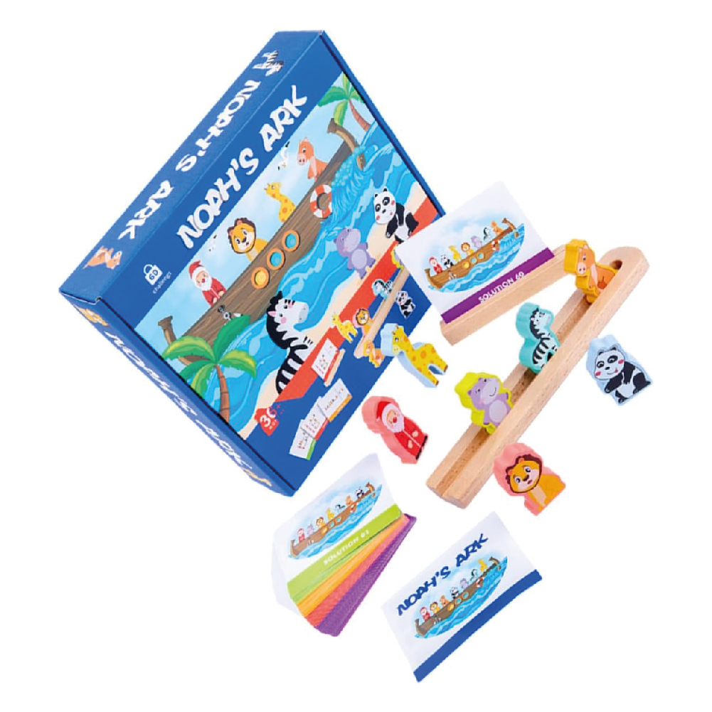 JUGUETE MONTESSORI ARCA DE NOE DE MADERA DIDÁCTICO - 1