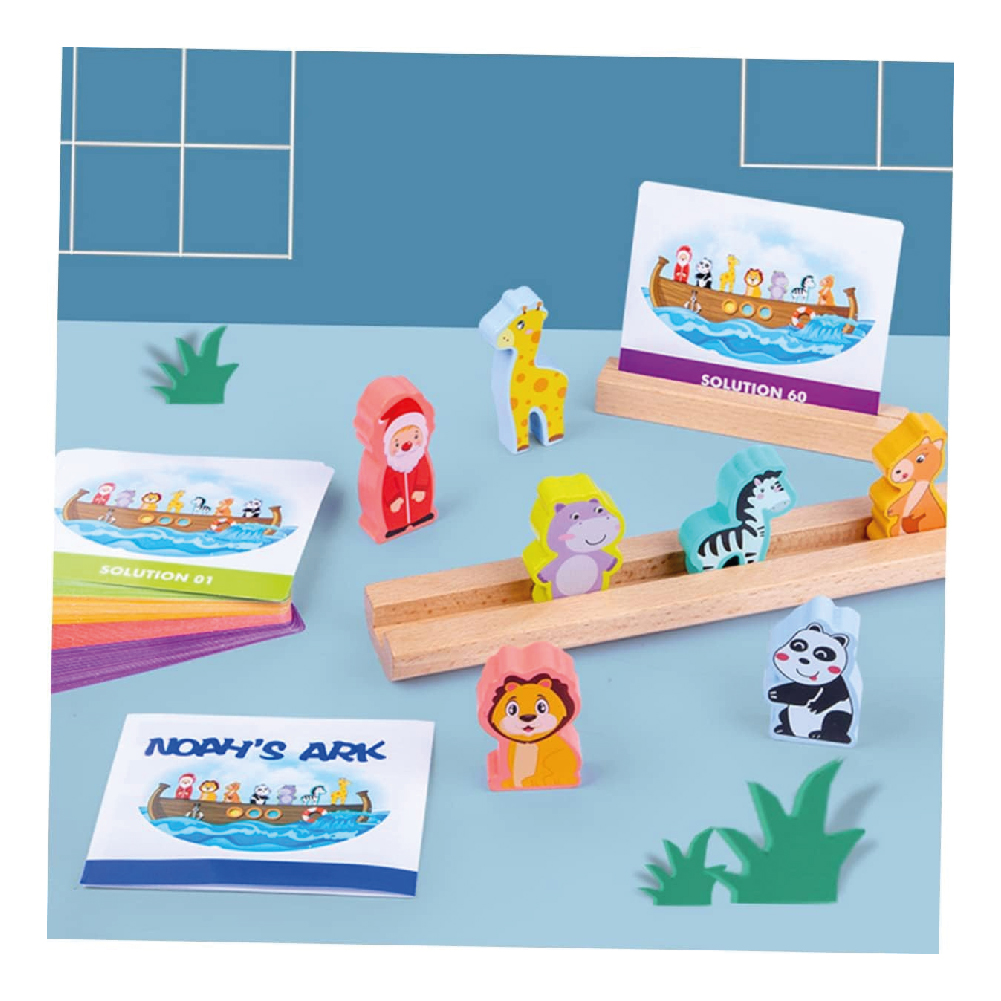 JUGUETE MONTESSORI ARCA DE NOE DE MADERA DIDÁCTICO - 2